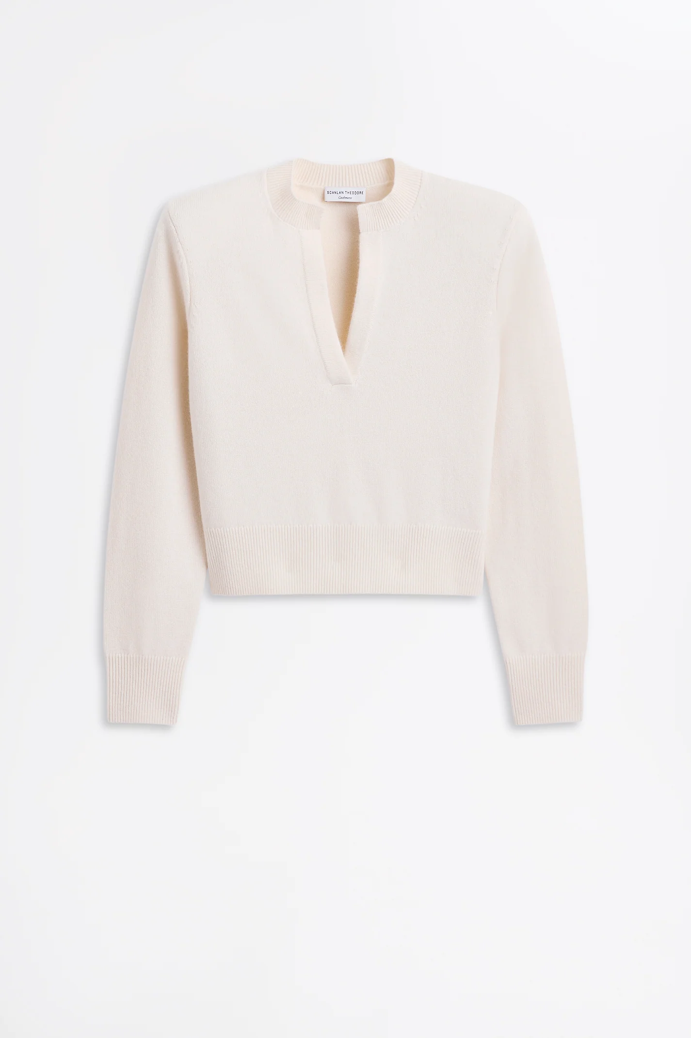CASHMERE PLACKET SWEATER - Image 2