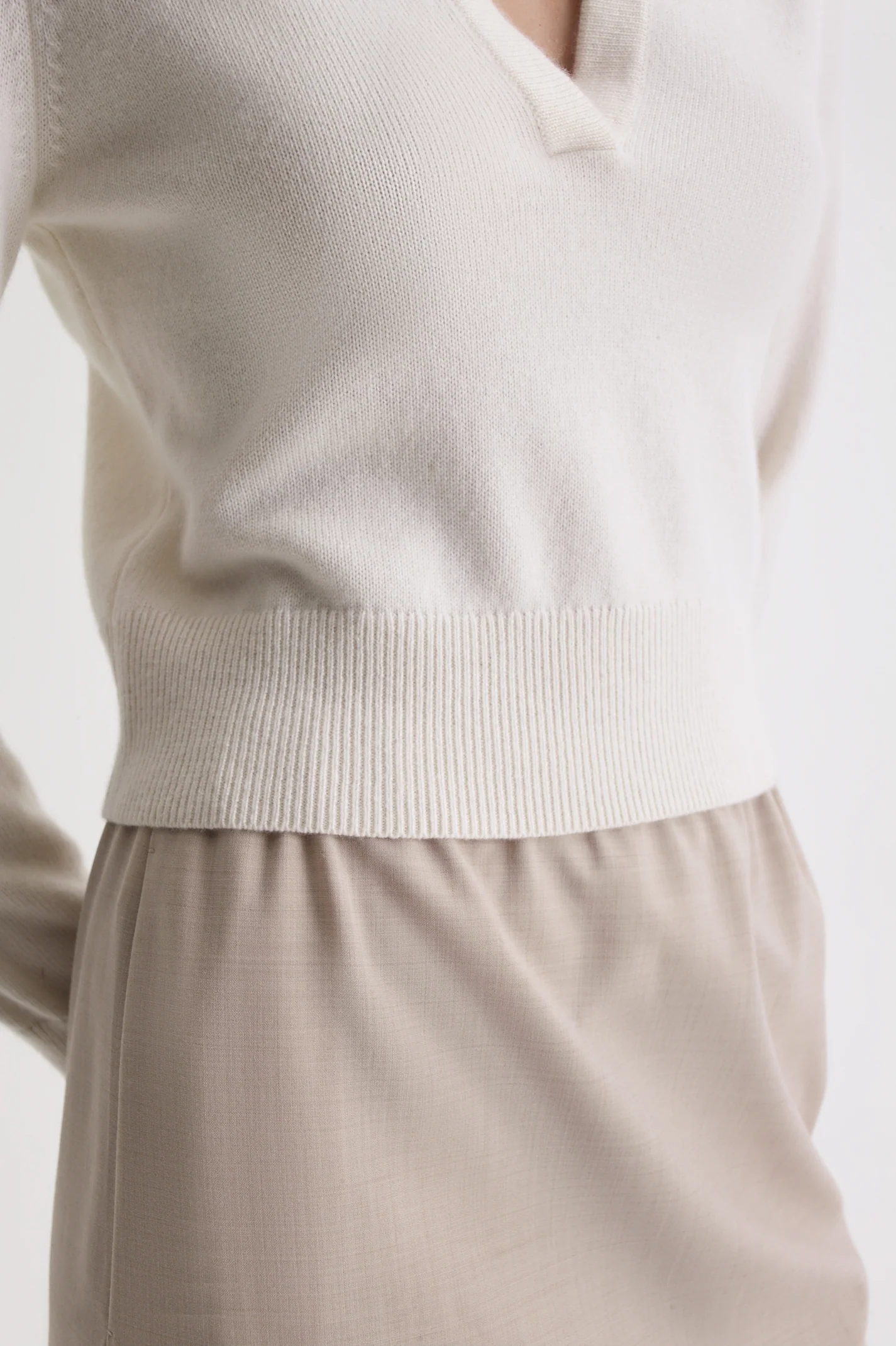 CASHMERE PLACKET SWEATER - Image 8