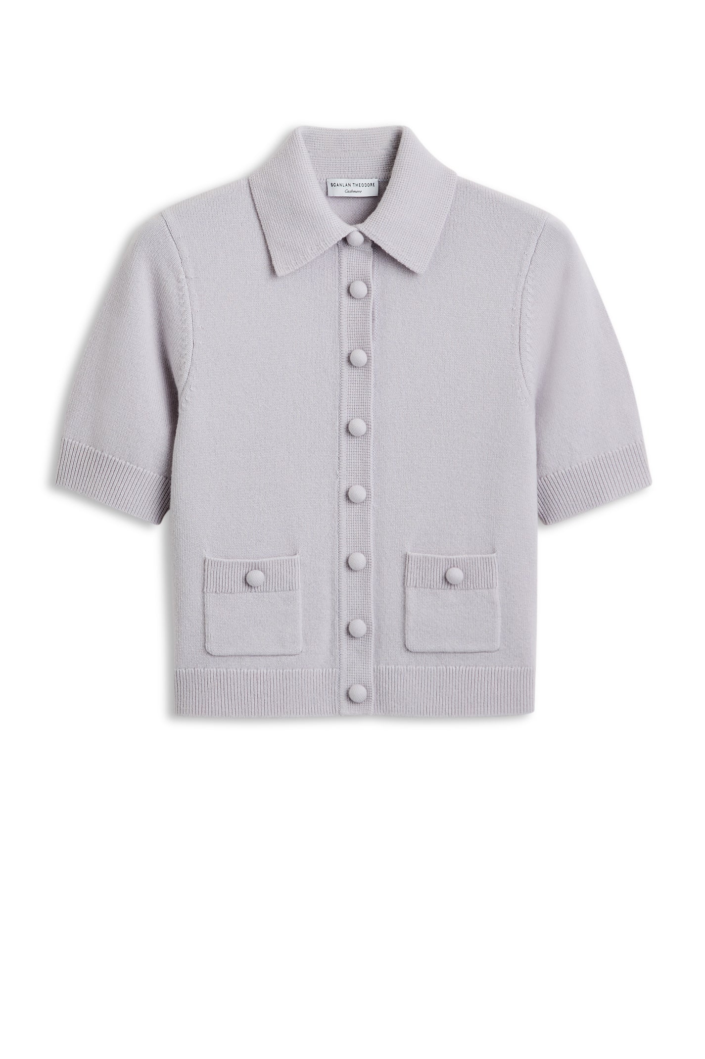 CASHMERE SHORT SLEEVE CARDIGAN