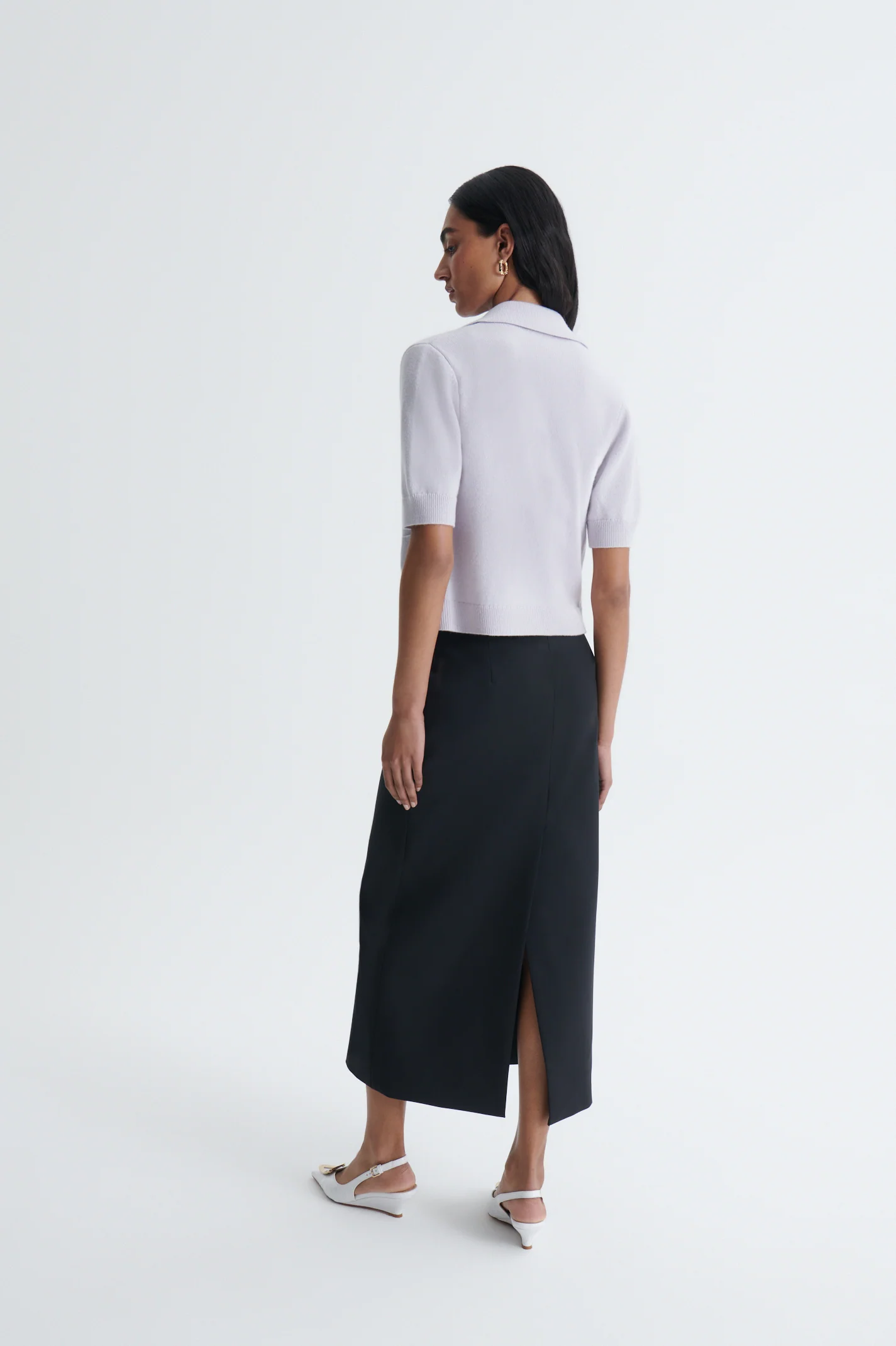 CASHMERE SHORT SLEEVE CARDIGAN - Image 6