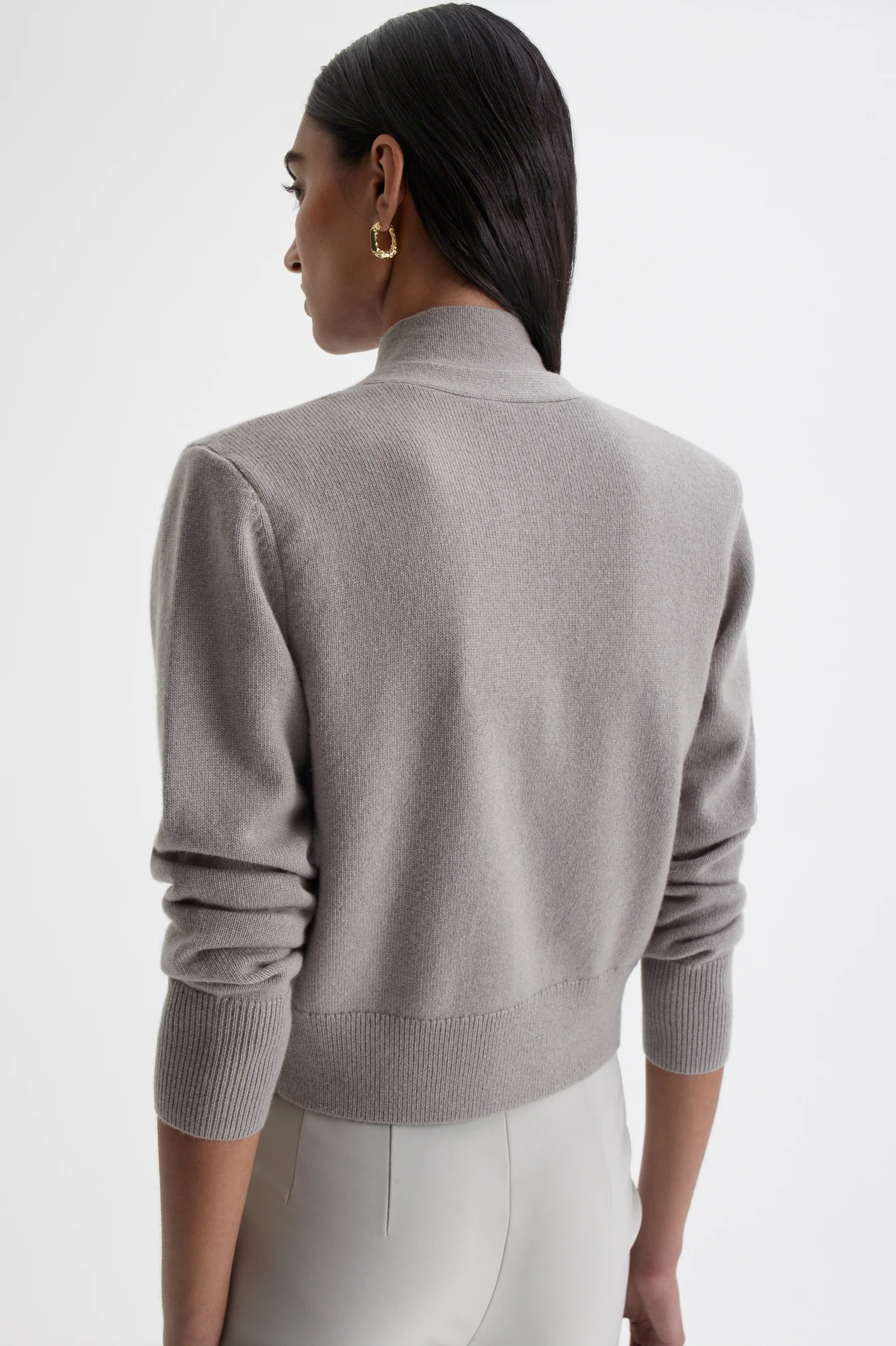 CASHMERE V NECK CARDIGAN - Image 8