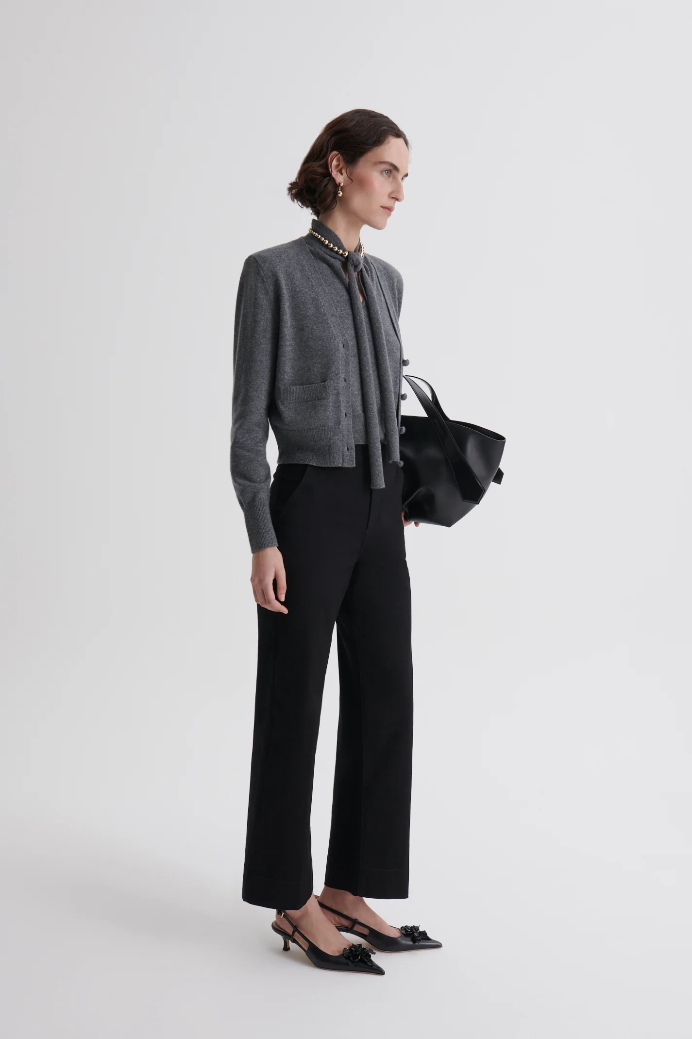 CASHMERE V NECK CARDIGAN - Image 5