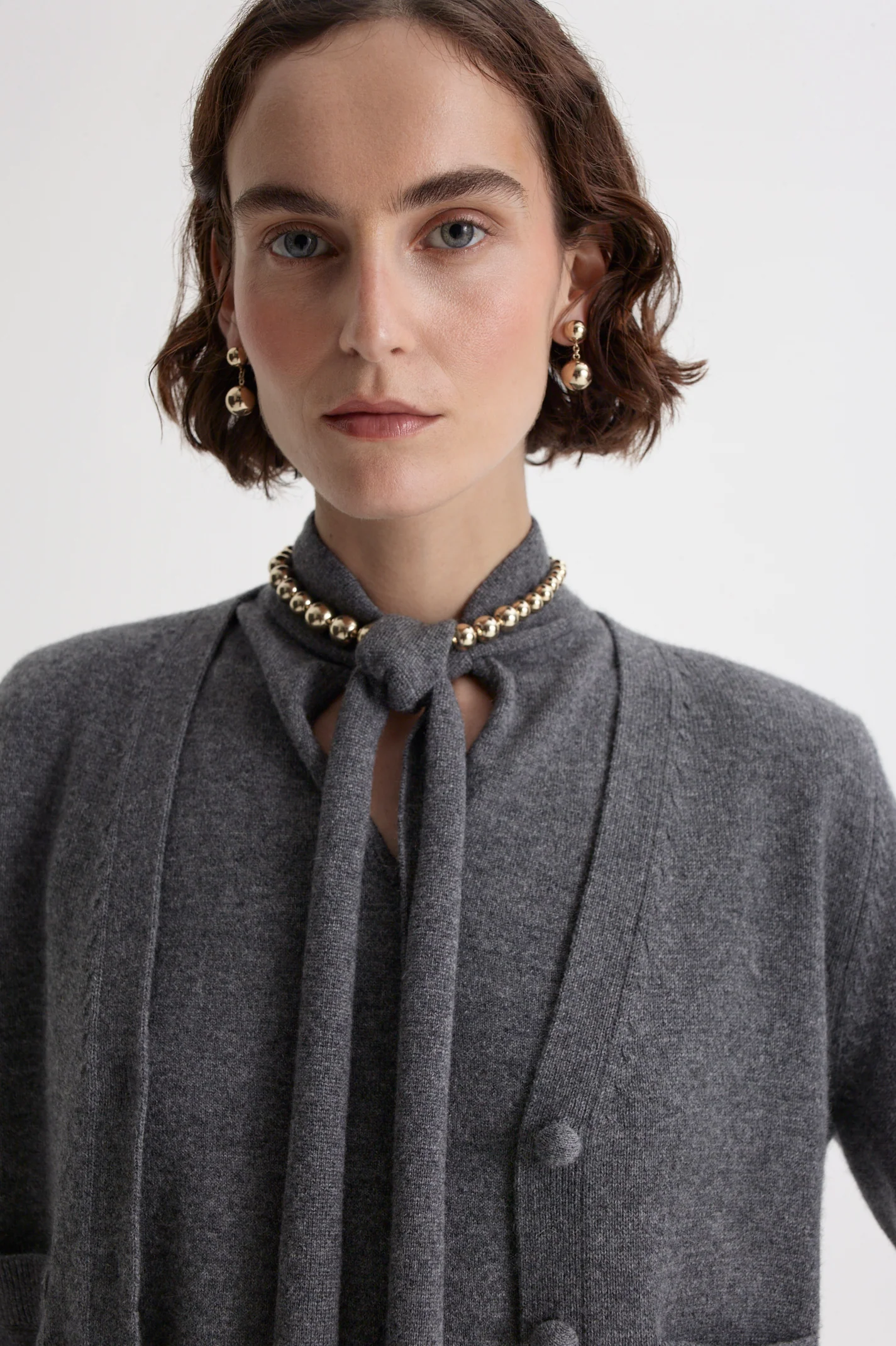 CASHMERE V NECK CARDIGAN - Image 6