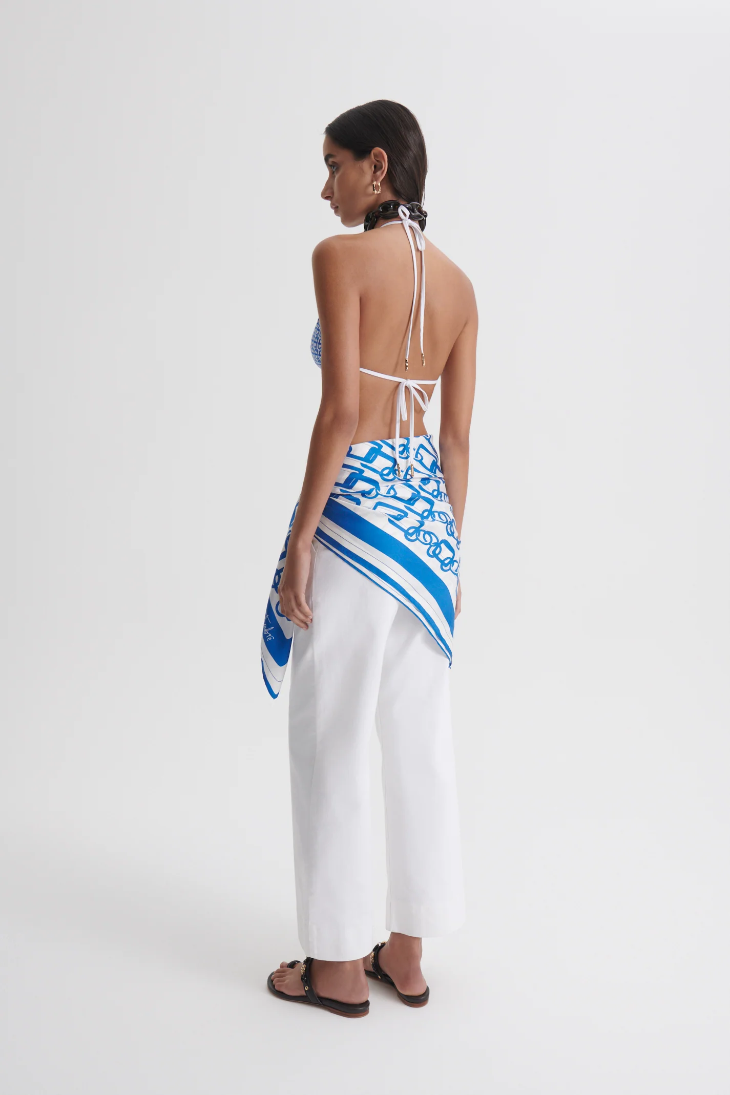 CHAIN PRINT TRIANGLE TOP - Image 5