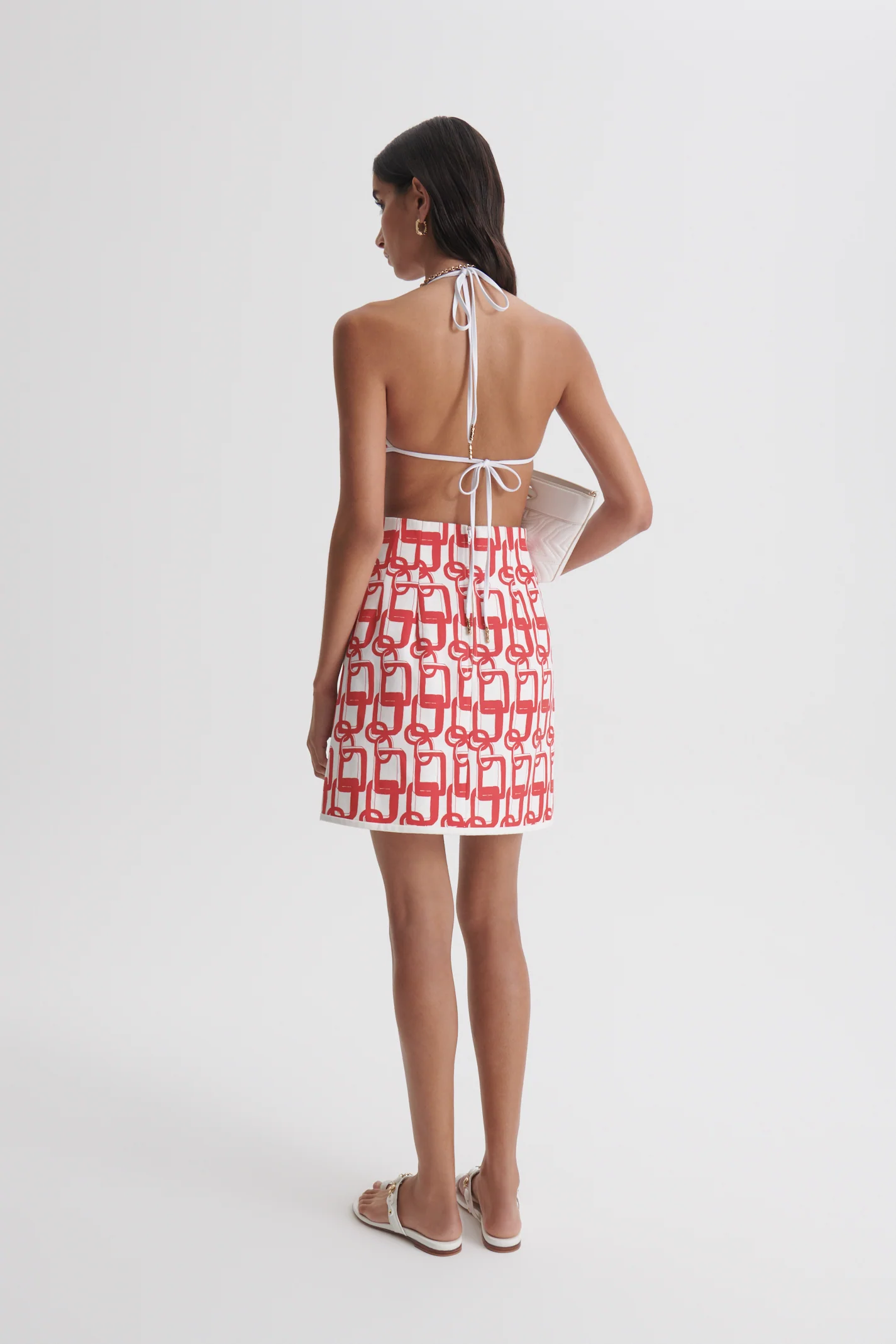 CHAIN PRINT TRIANGLE TOP - Image 5