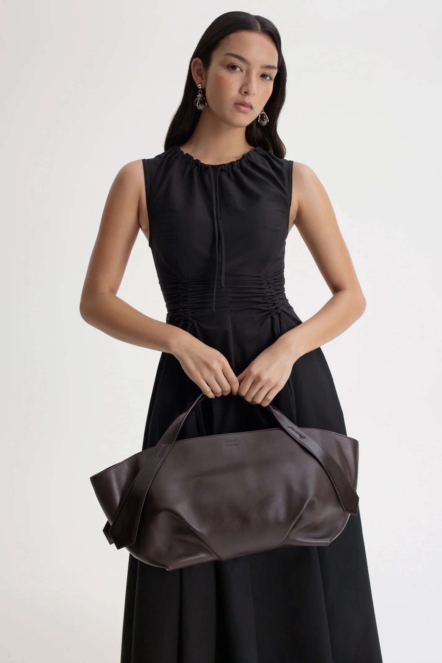 COTTON SATEEN CARGO DRESS - Image 6