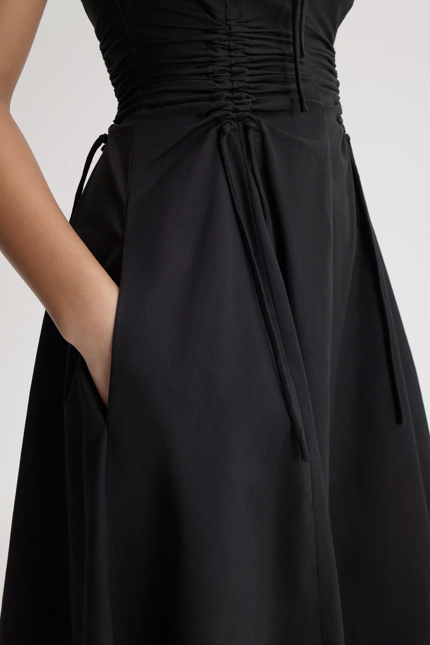 COTTON SATEEN CARGO DRESS - Image 8