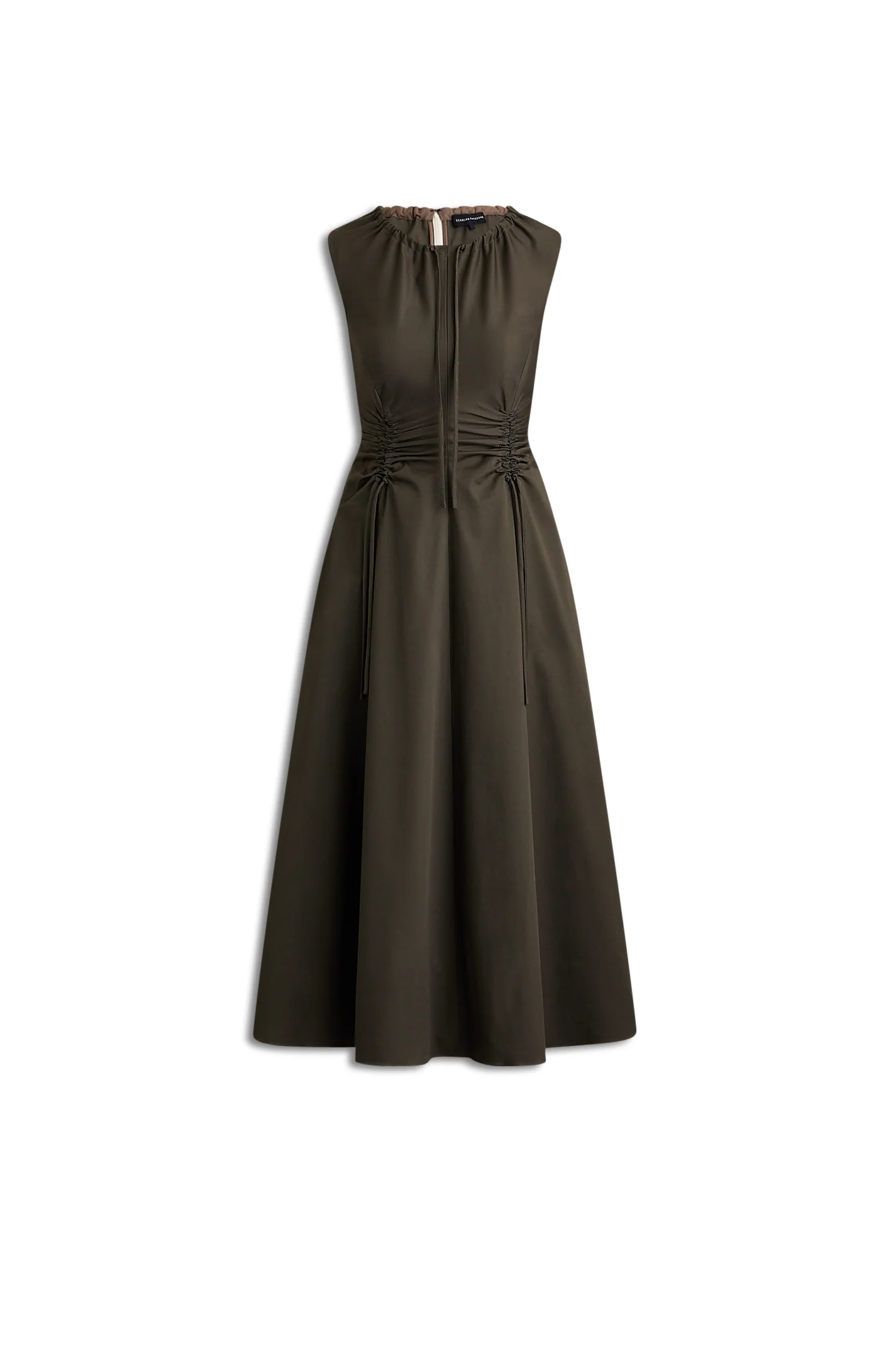 COTTON SATEEN CARGO DRESS