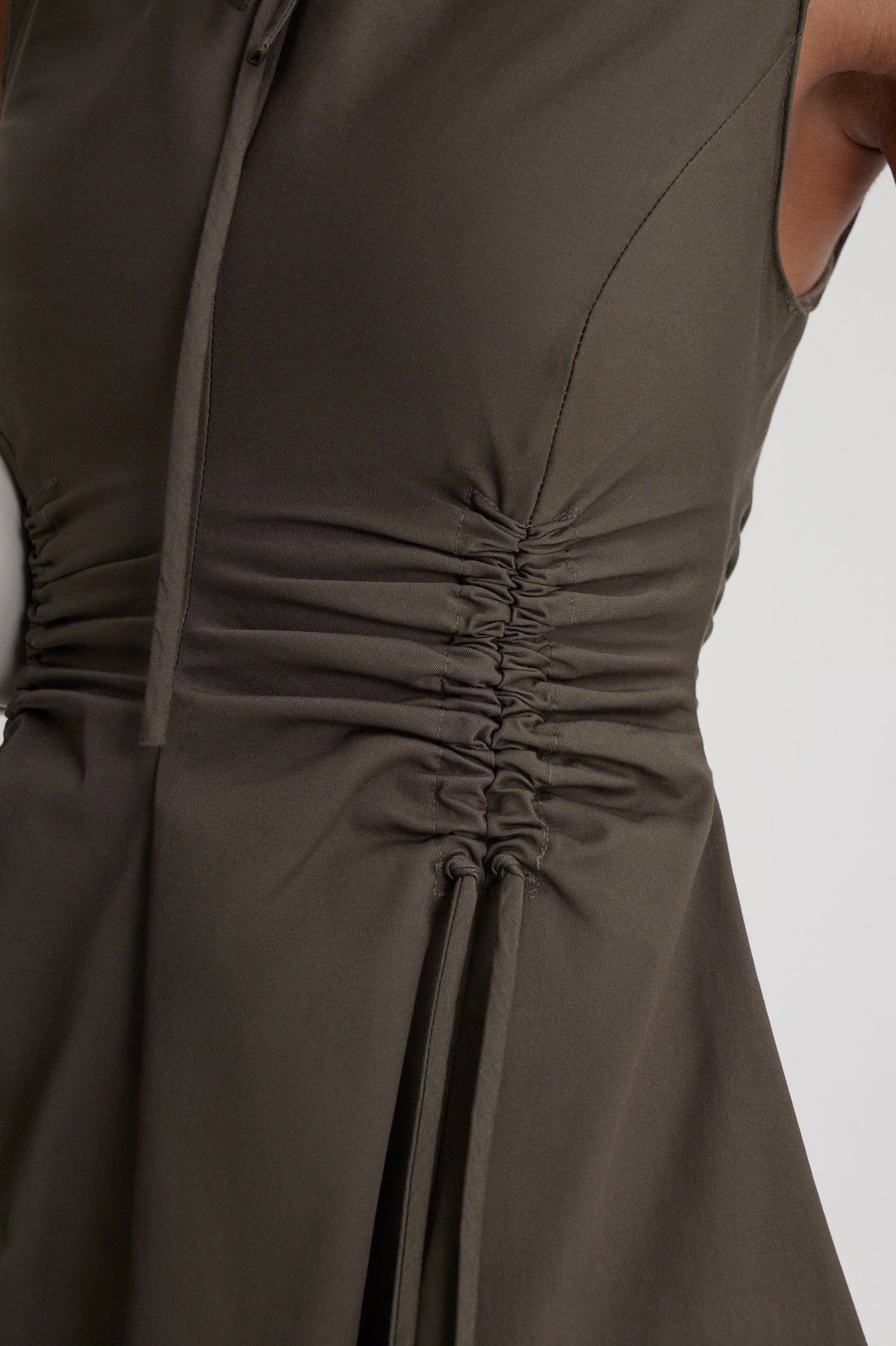 COTTON SATEEN CARGO DRESS - Image 8