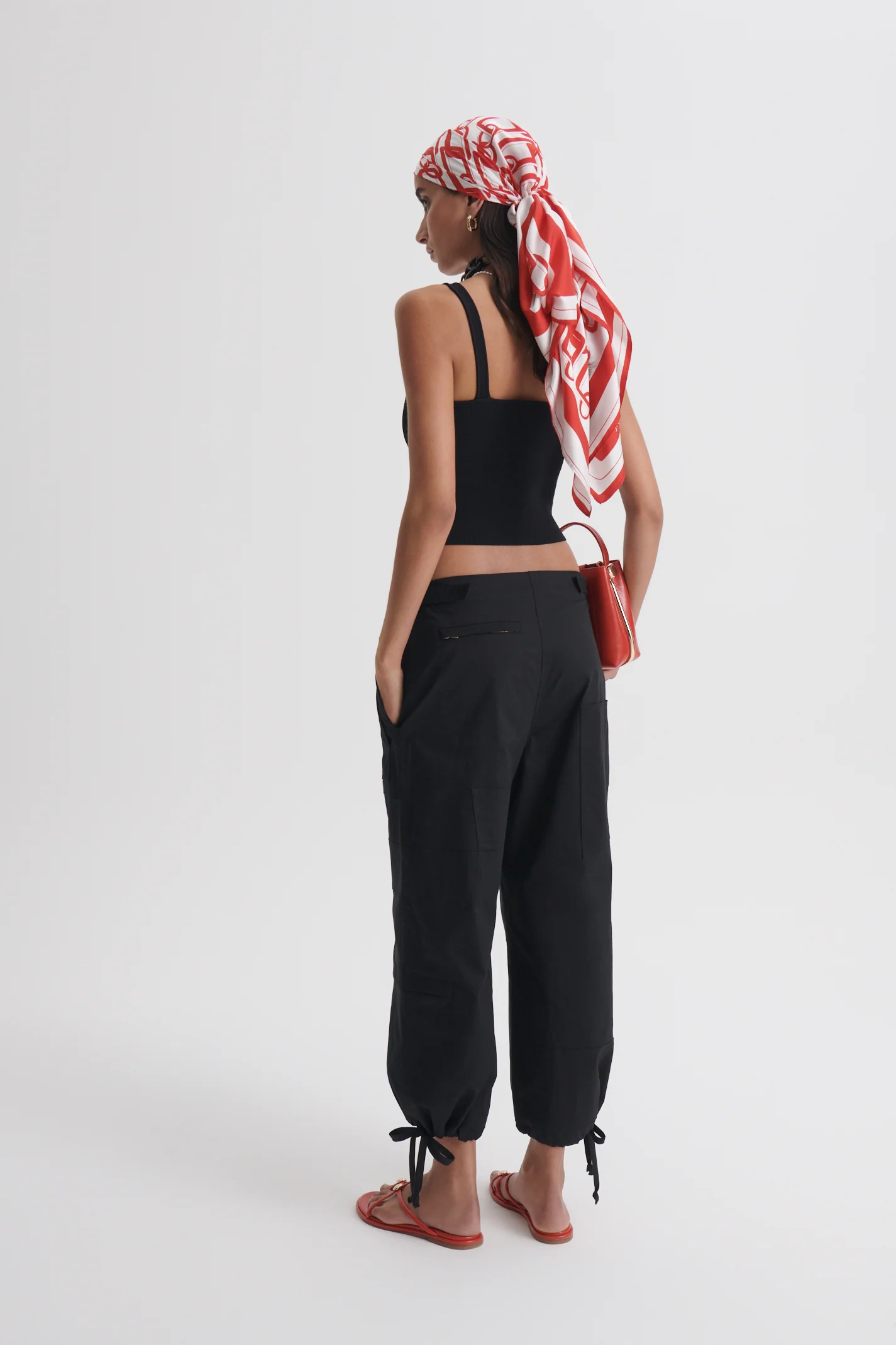 COTTON SATEEN CROPPED CARGO - Image 5