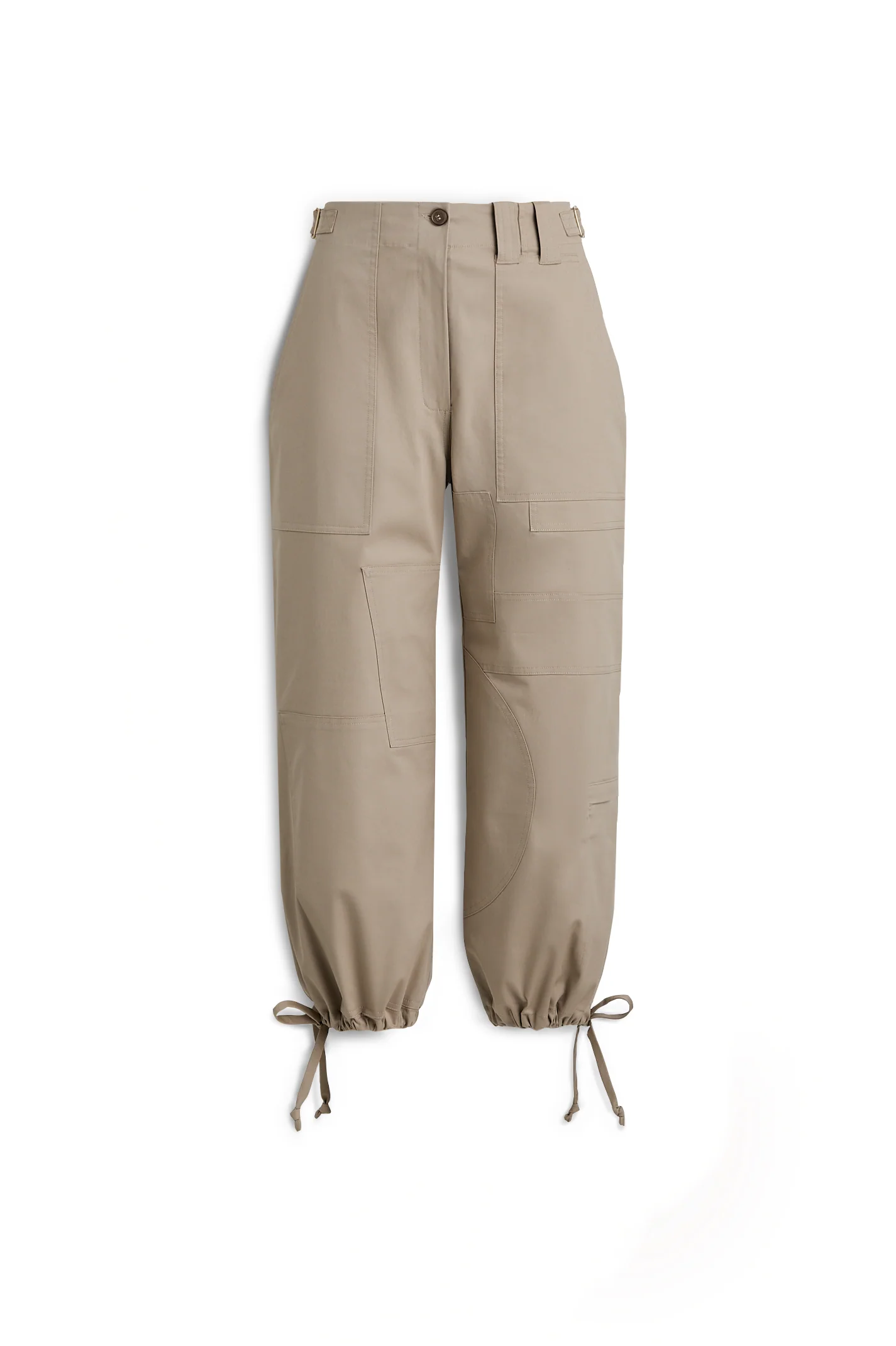 COTTON SATEEN CROPPED CARGO
