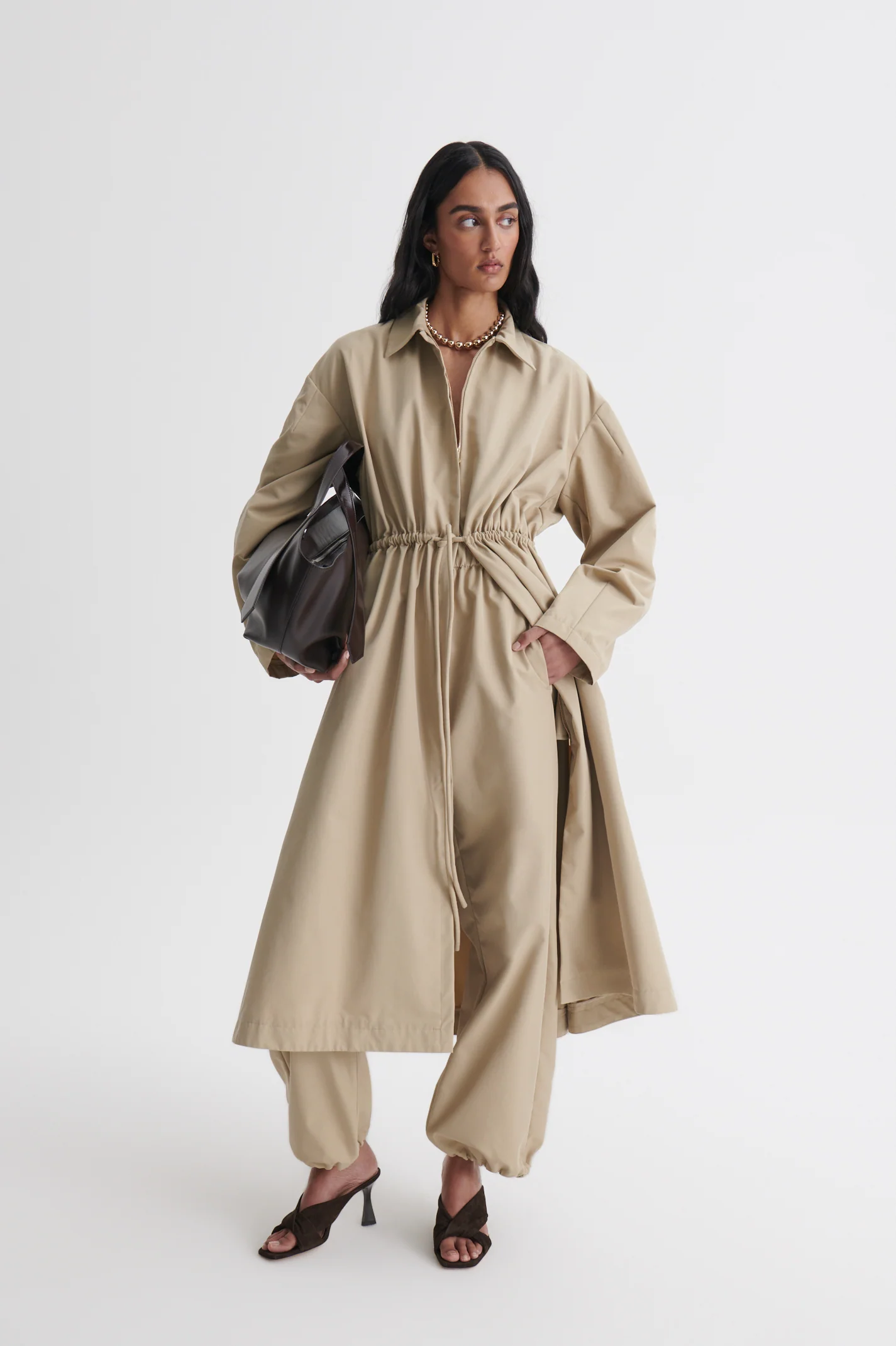 COTTON TWILL CARGO DRESS - Image 4