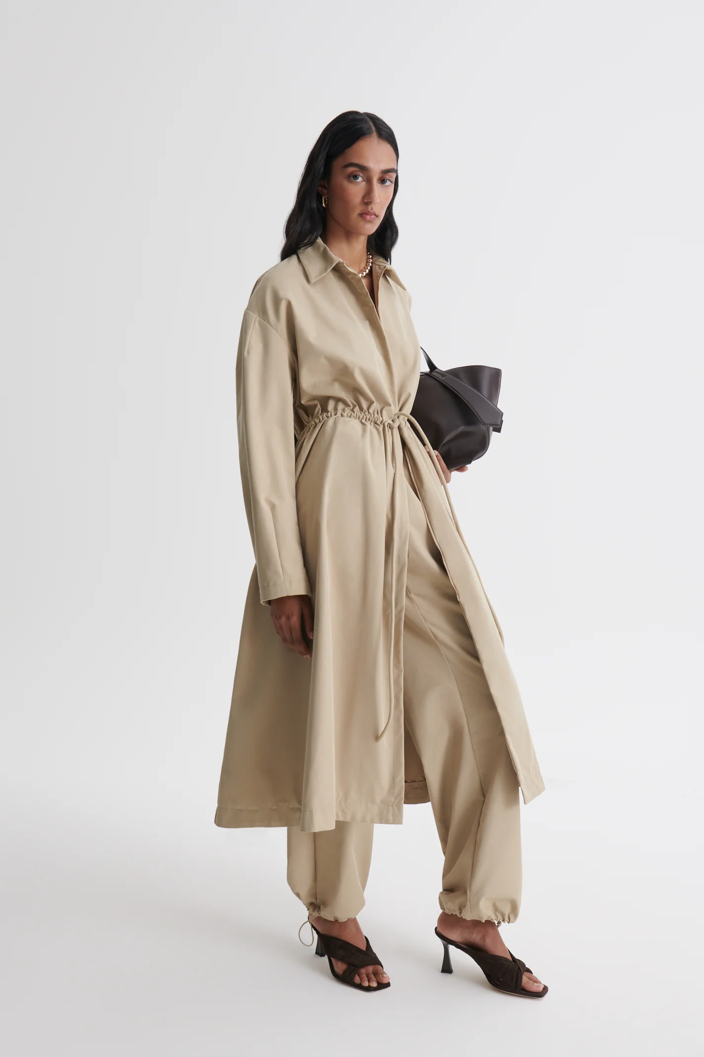 COTTON TWILL CARGO DRESS - Image 5