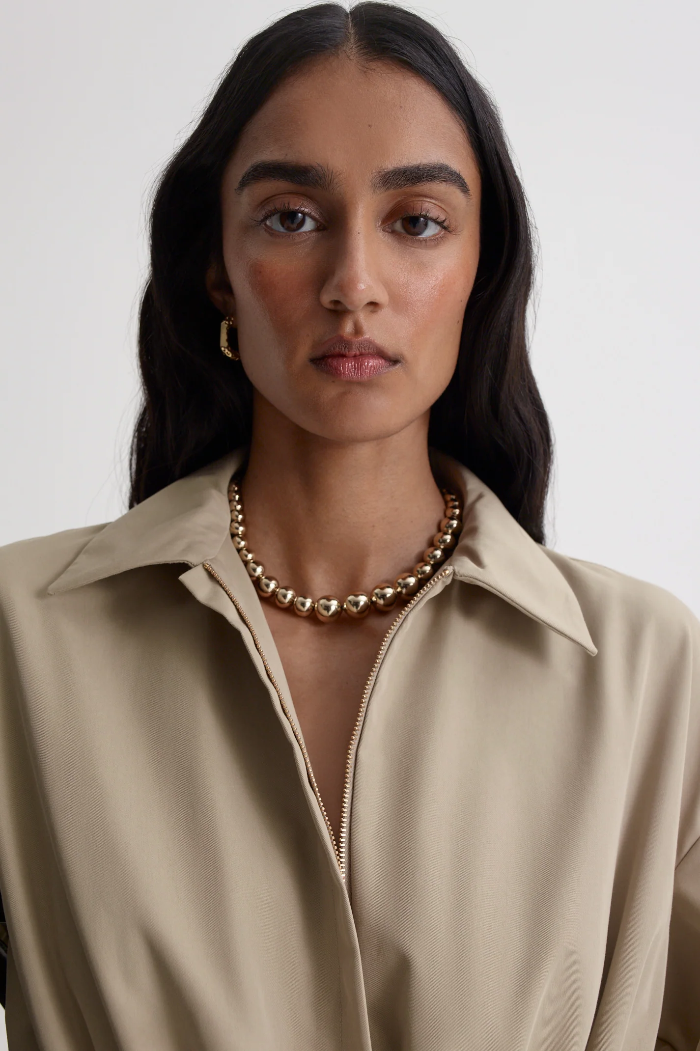 COTTON TWILL CARGO DRESS - Image 7