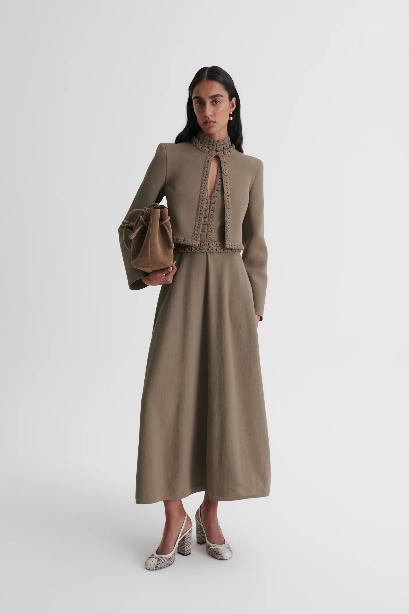 CREPE KNIT DAISY JACKET - Image 3