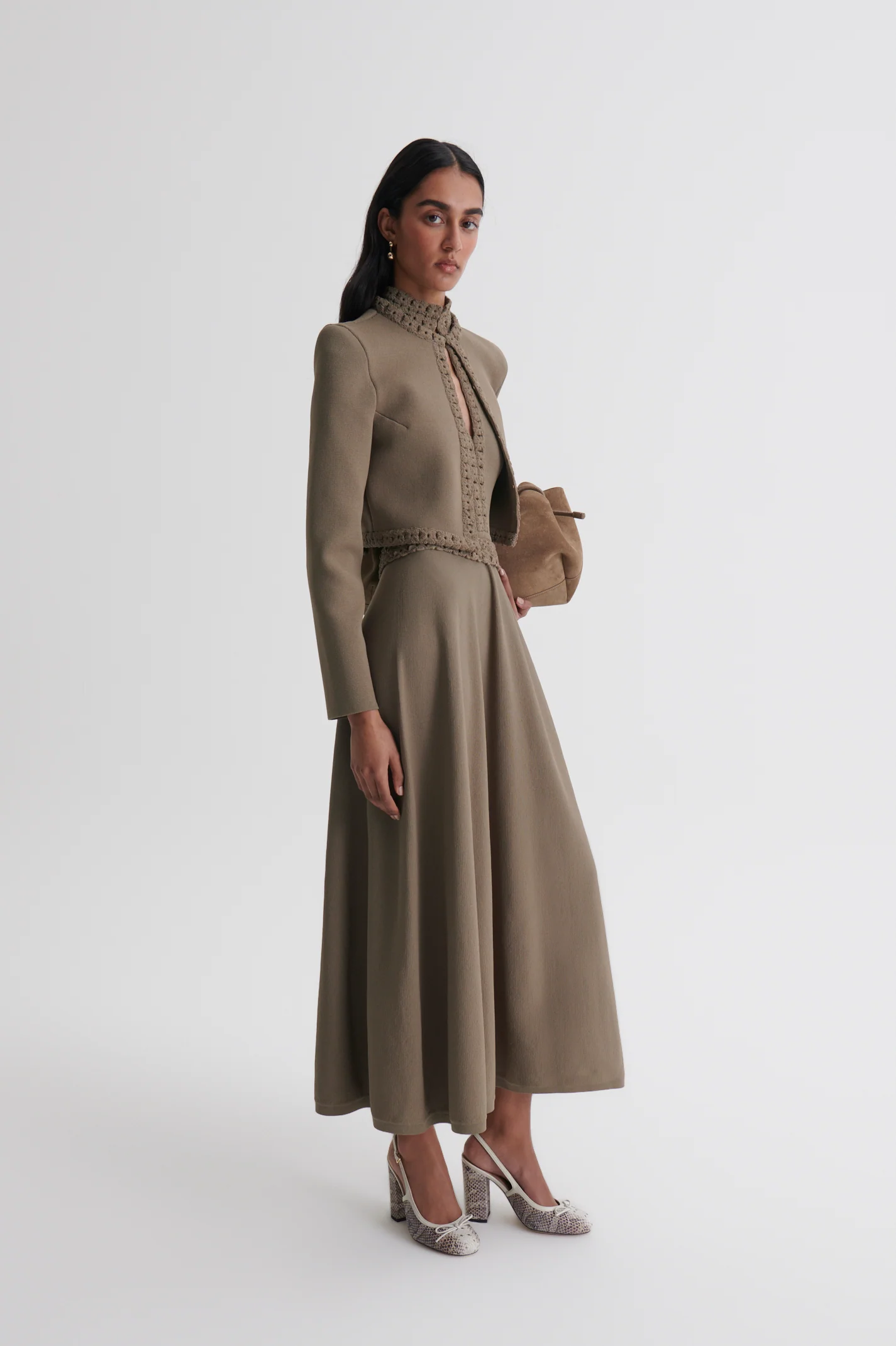 CREPE KNIT DAISY JACKET - Image 4