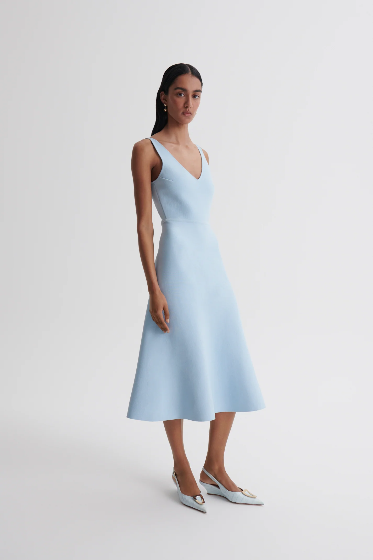 CREPE KNIT SINGLET DRESS - Image 4