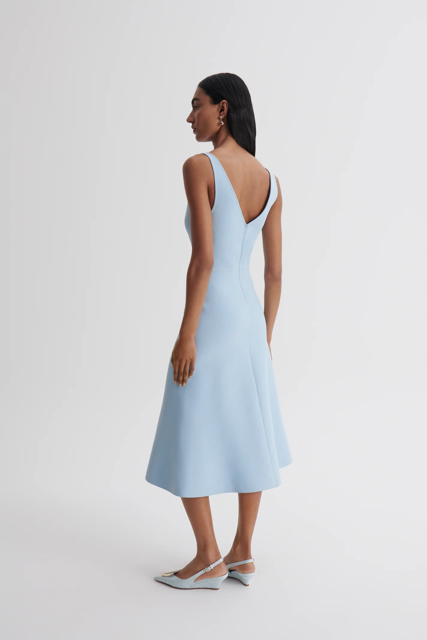 CREPE KNIT SINGLET DRESS - Image 5