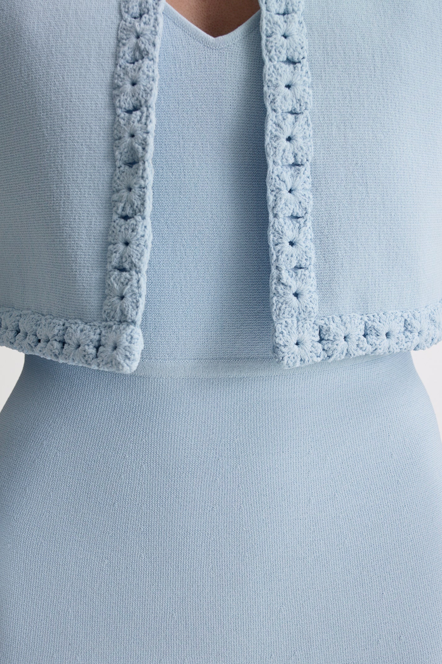 CREPE KNIT SINGLET DRESS - Image 9