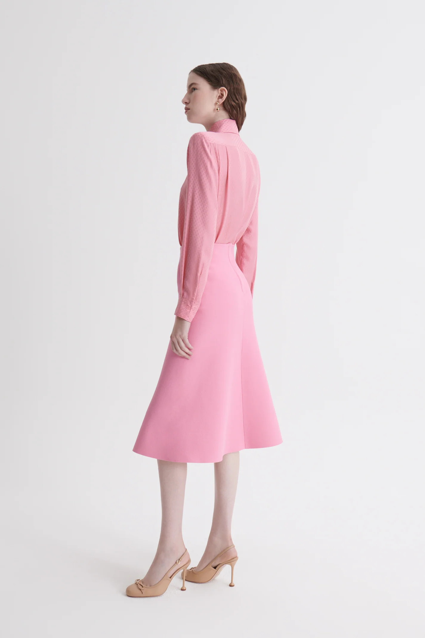 CREPE KNIT SOFT HEM SKIRT - Image 5