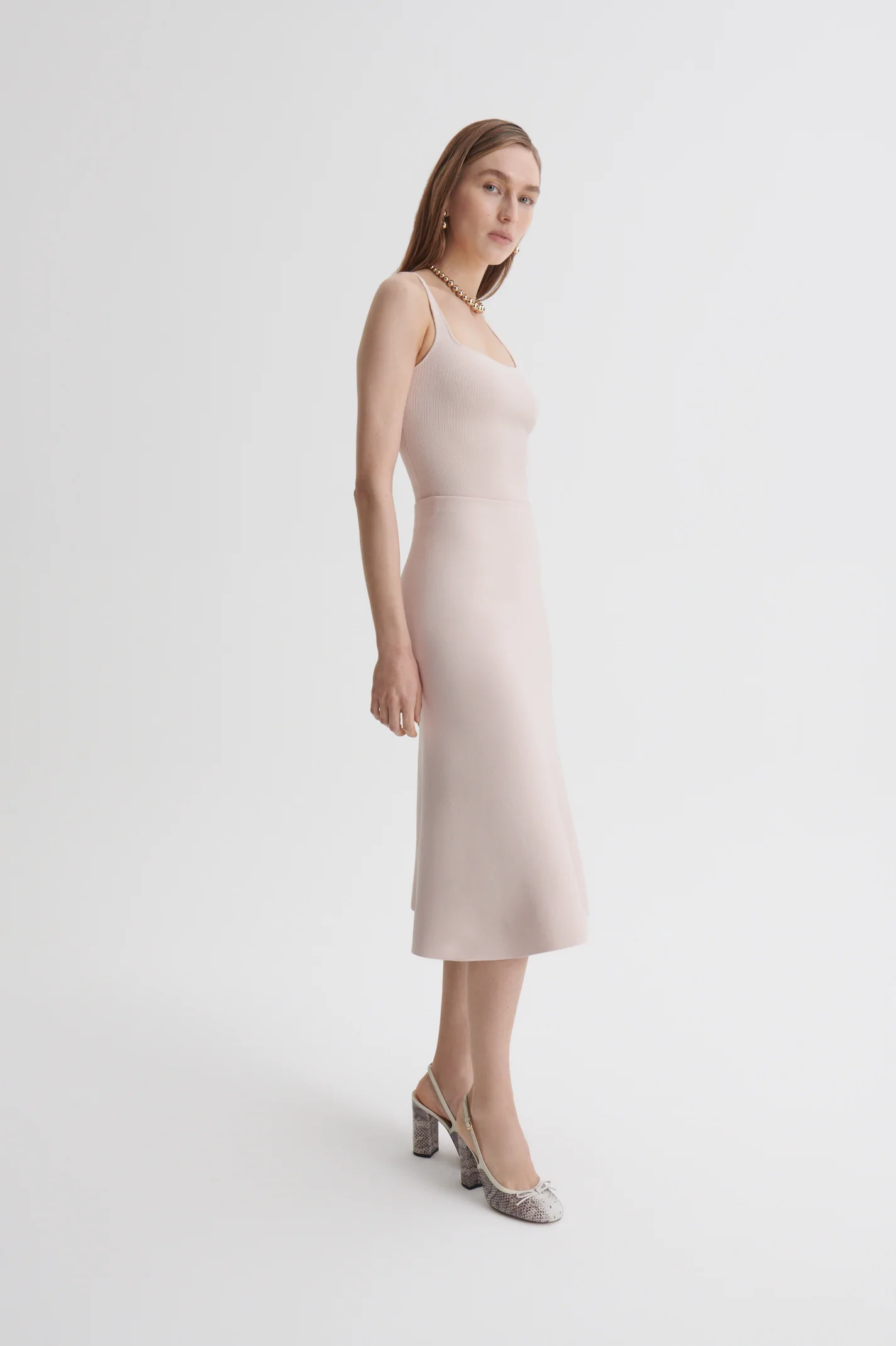 CREPE KNIT SOFT HEM SKIRT - Image 5