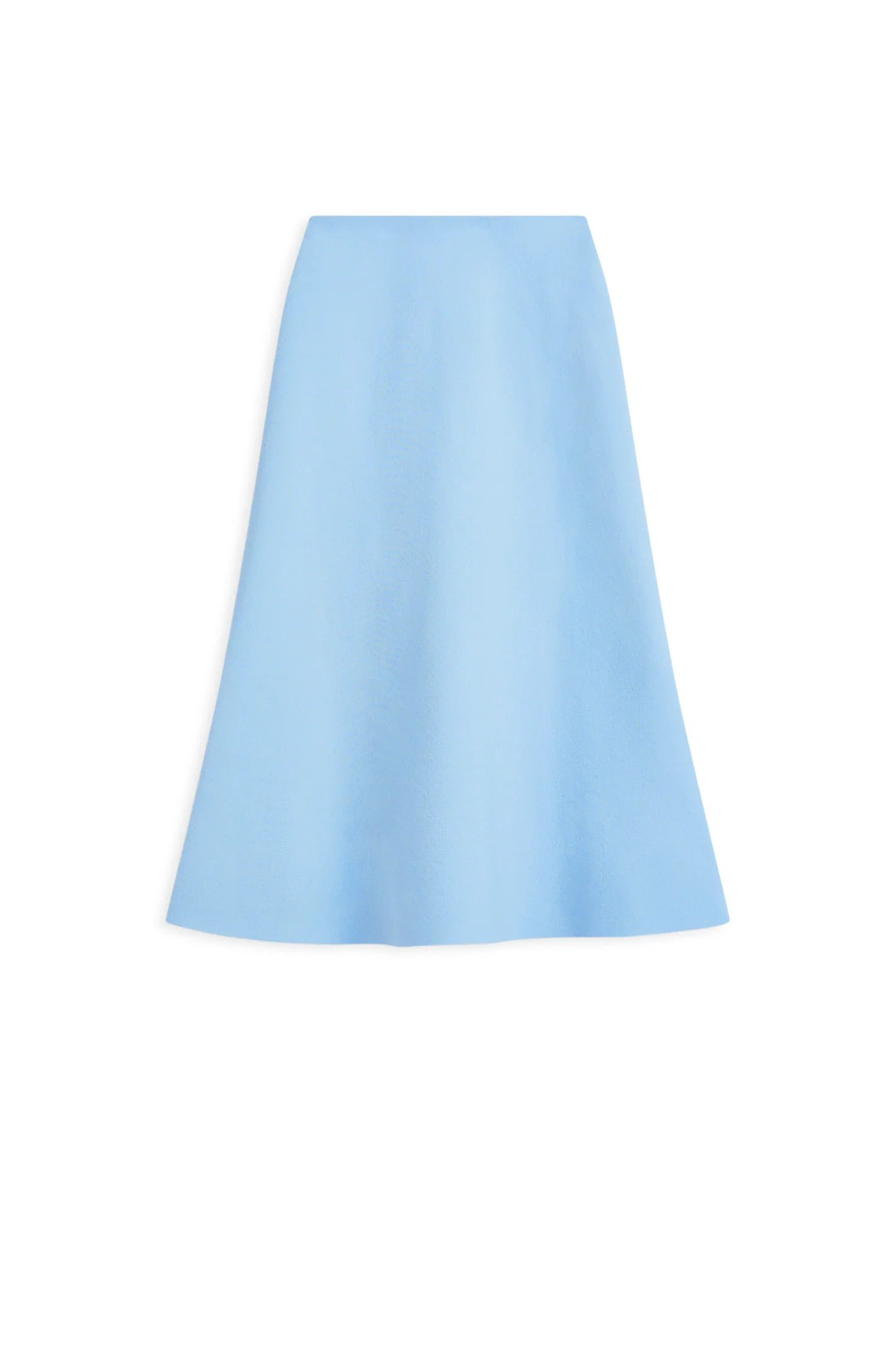 CREPE KNIT SOFT HEM SKIRT