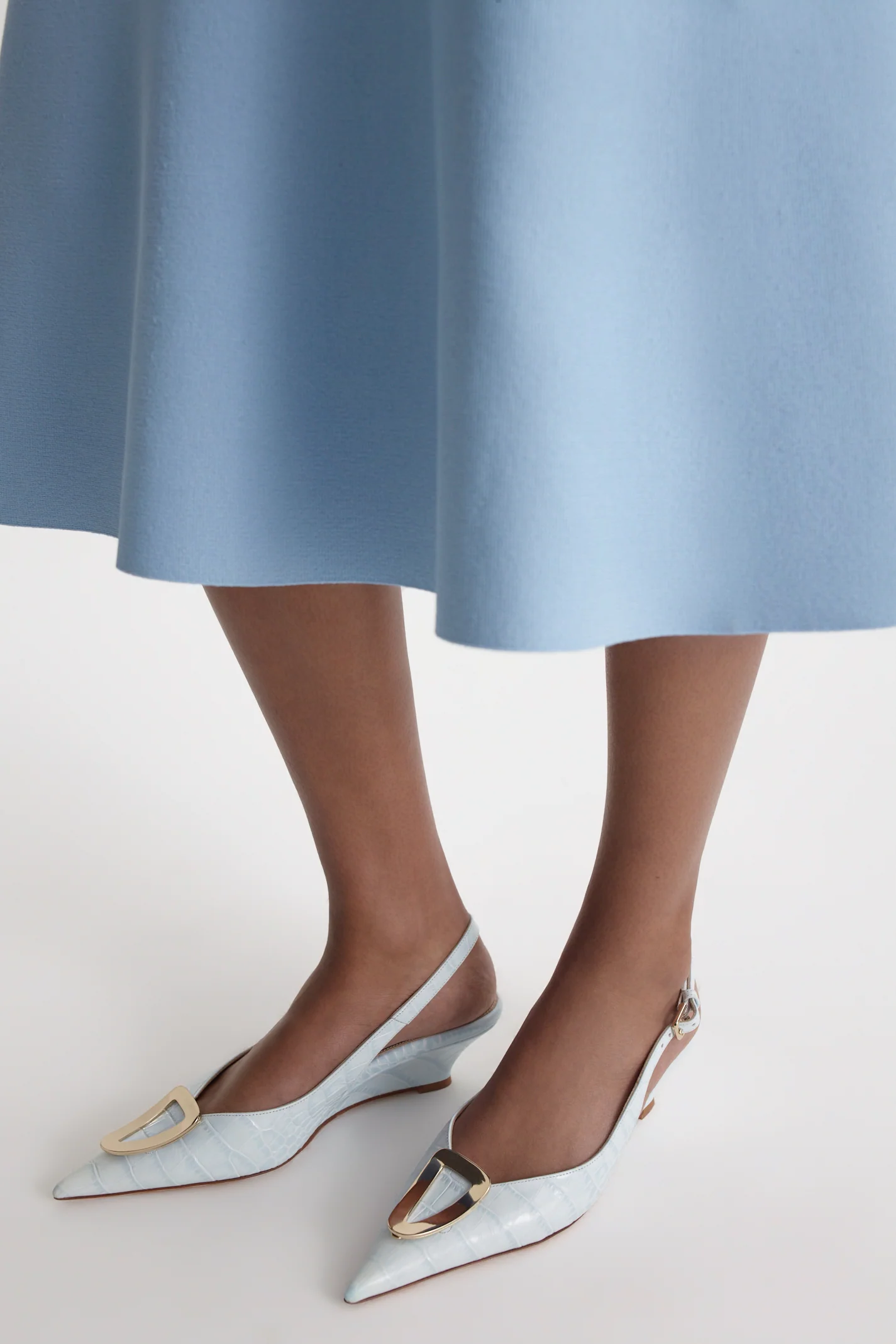 CREPE KNIT SOFT HEM SKIRT - Image 6