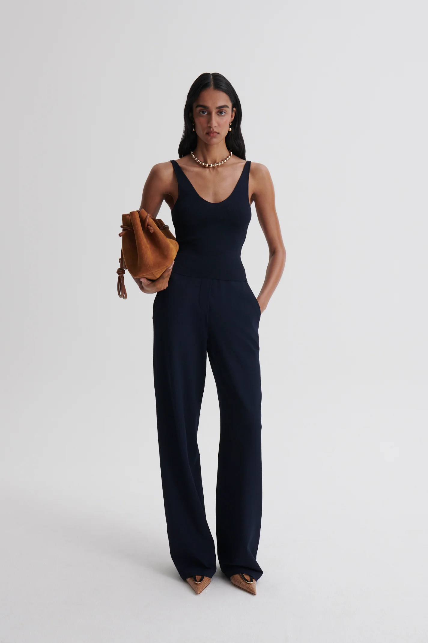 CREPE KNIT SOFT TROUSER - Image 4