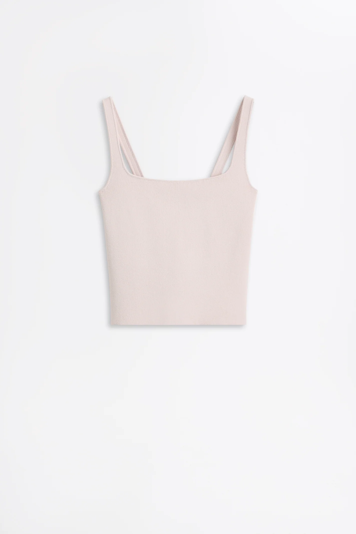 CREPE KNIT SQUARE CAMISOLE - Image 2