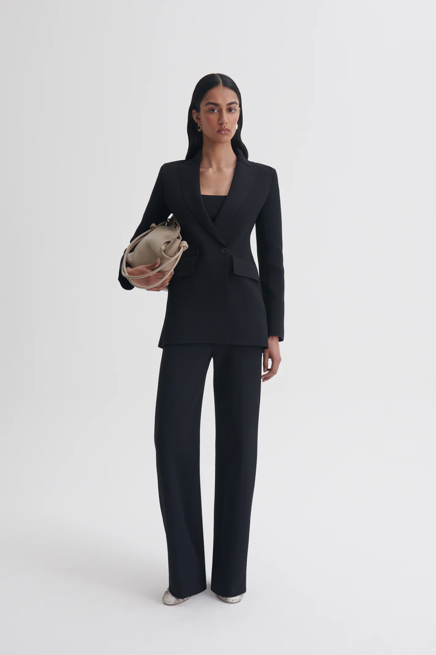 CREPE KNIT TAILORED JACKET - Image 3