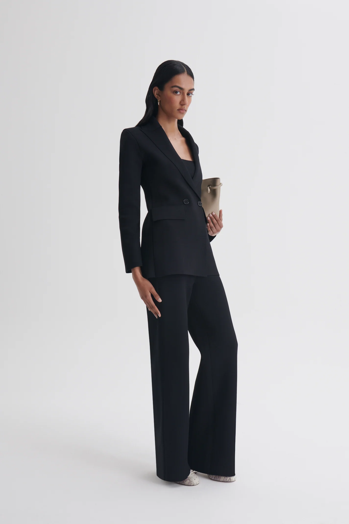 CREPE KNIT TAILORED JACKET - Image 4