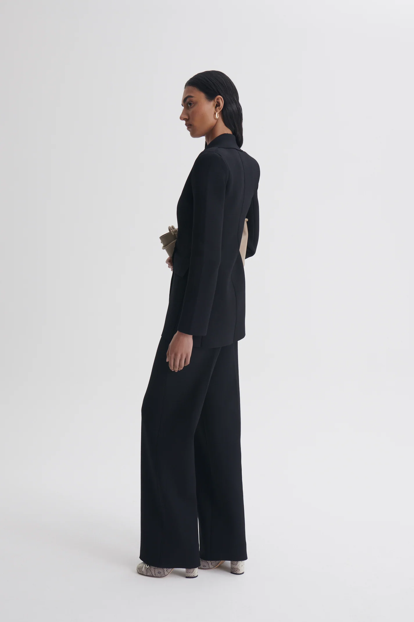 CREPE KNIT TAILORED JACKET - Image 5