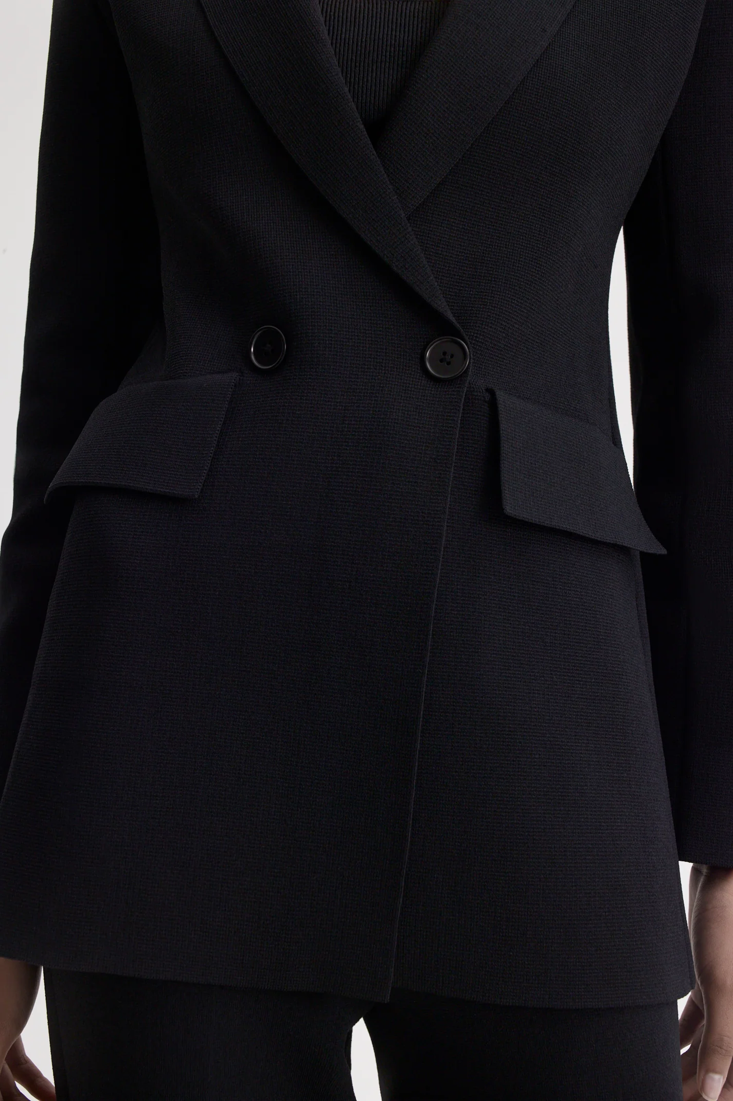 CREPE KNIT TAILORED JACKET - Image 8