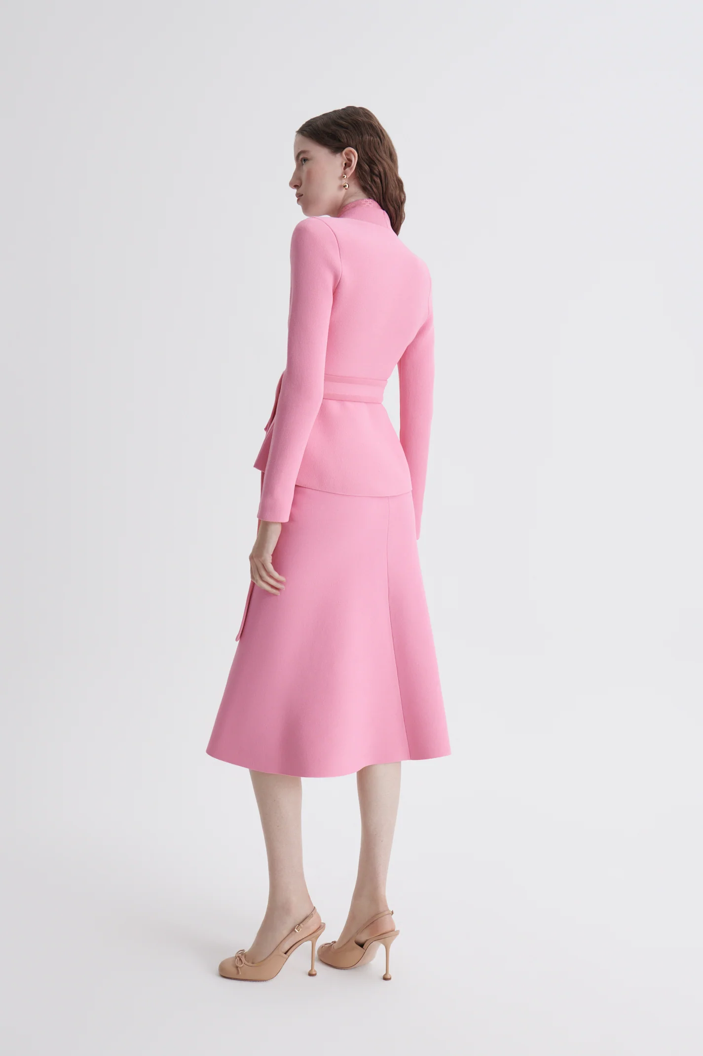CREPE KNIT WRAP JACKET - Image 6