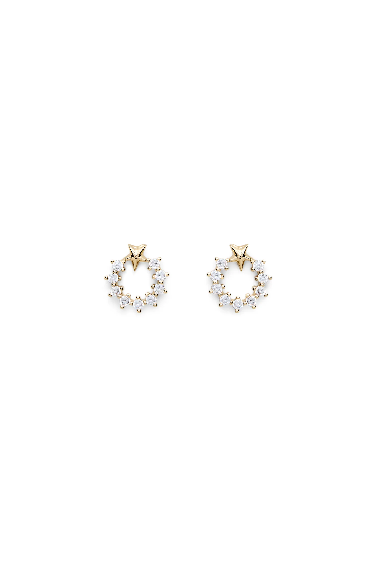 CRYSTAL HALO STUDS