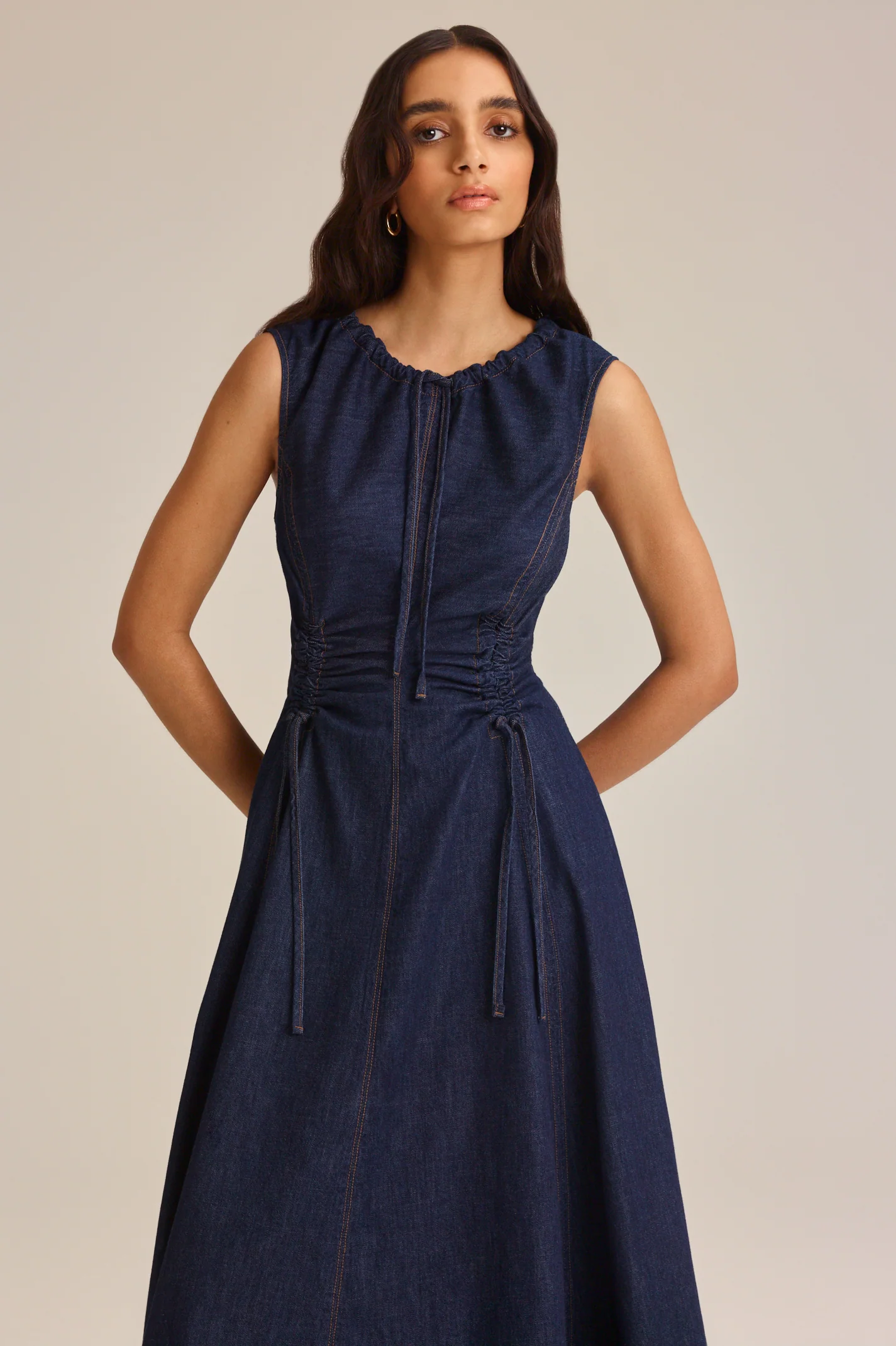 DENIM CARGO DRESS - Image 3
