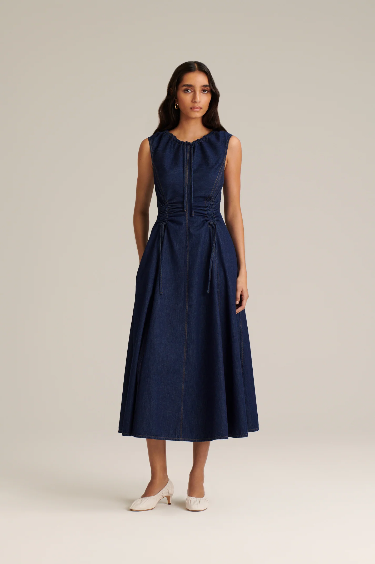 DENIM CARGO DRESS - Image 4