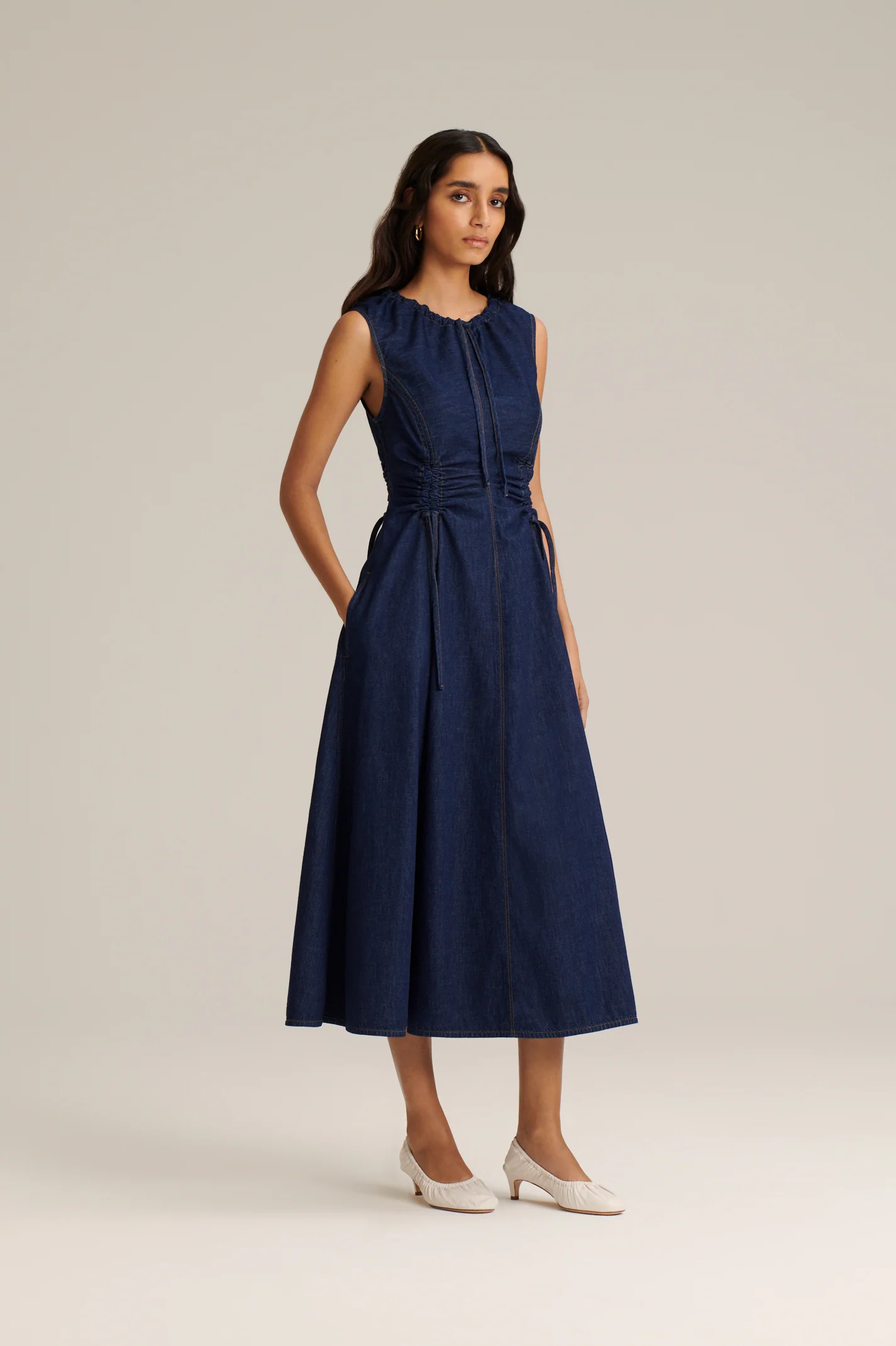 DENIM CARGO DRESS - Image 5