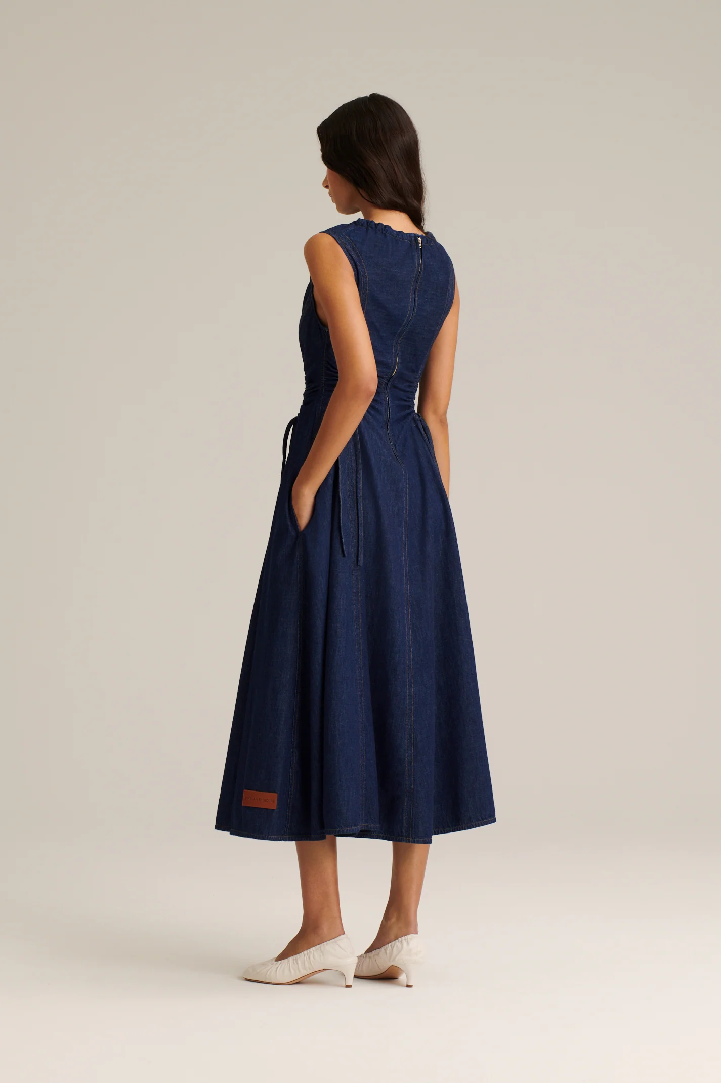 DENIM CARGO DRESS - Image 6
