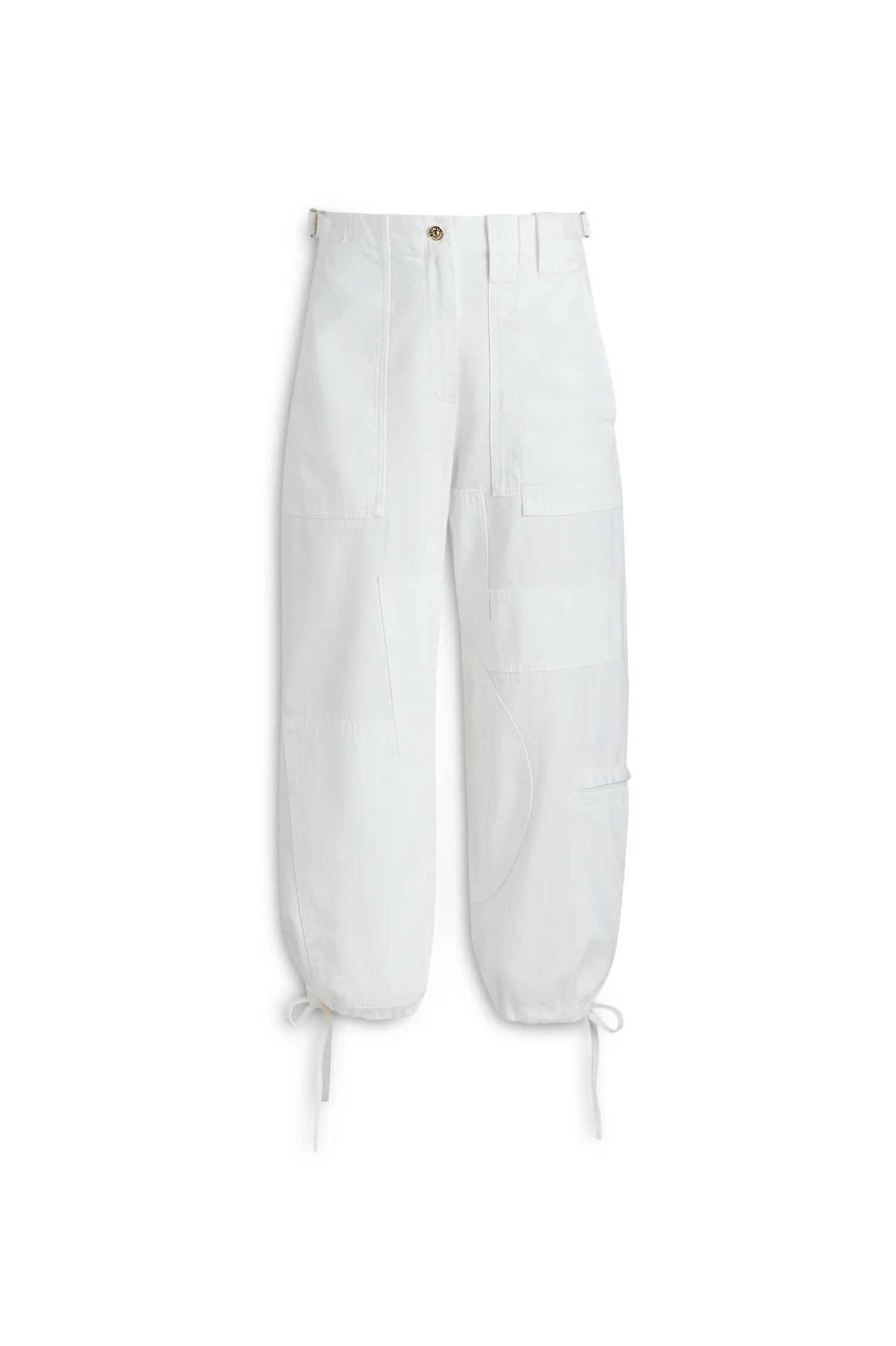 DENIM CROPPED CARGO JEAN