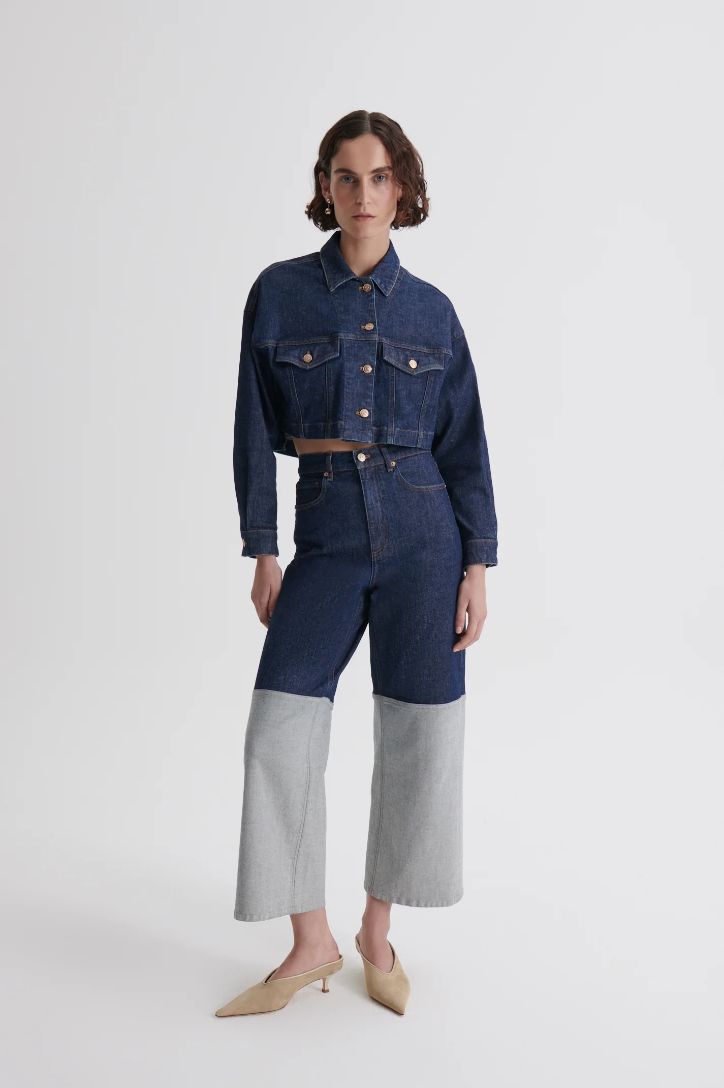 DENIM CROPPED JACKET - Image 4