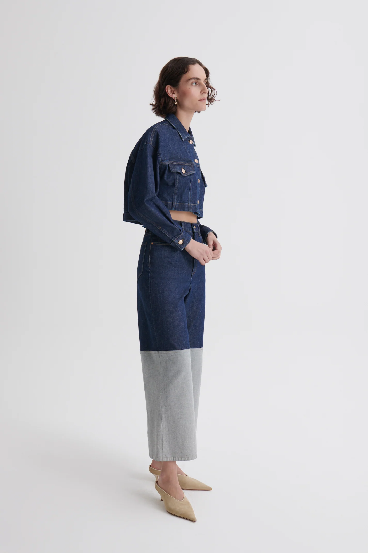 DENIM CROPPED JACKET - Image 5