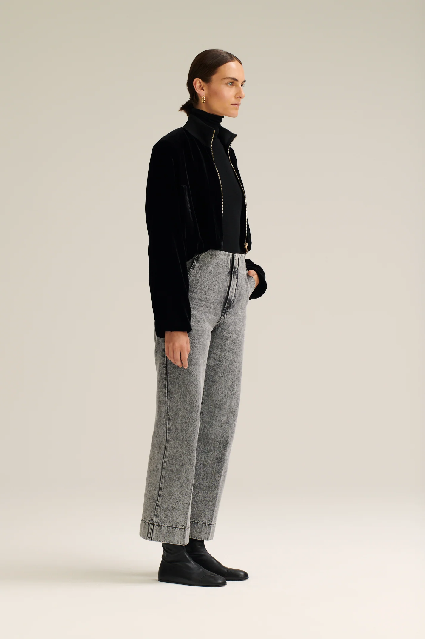 DENIM CROPPED JEAN - Image 5