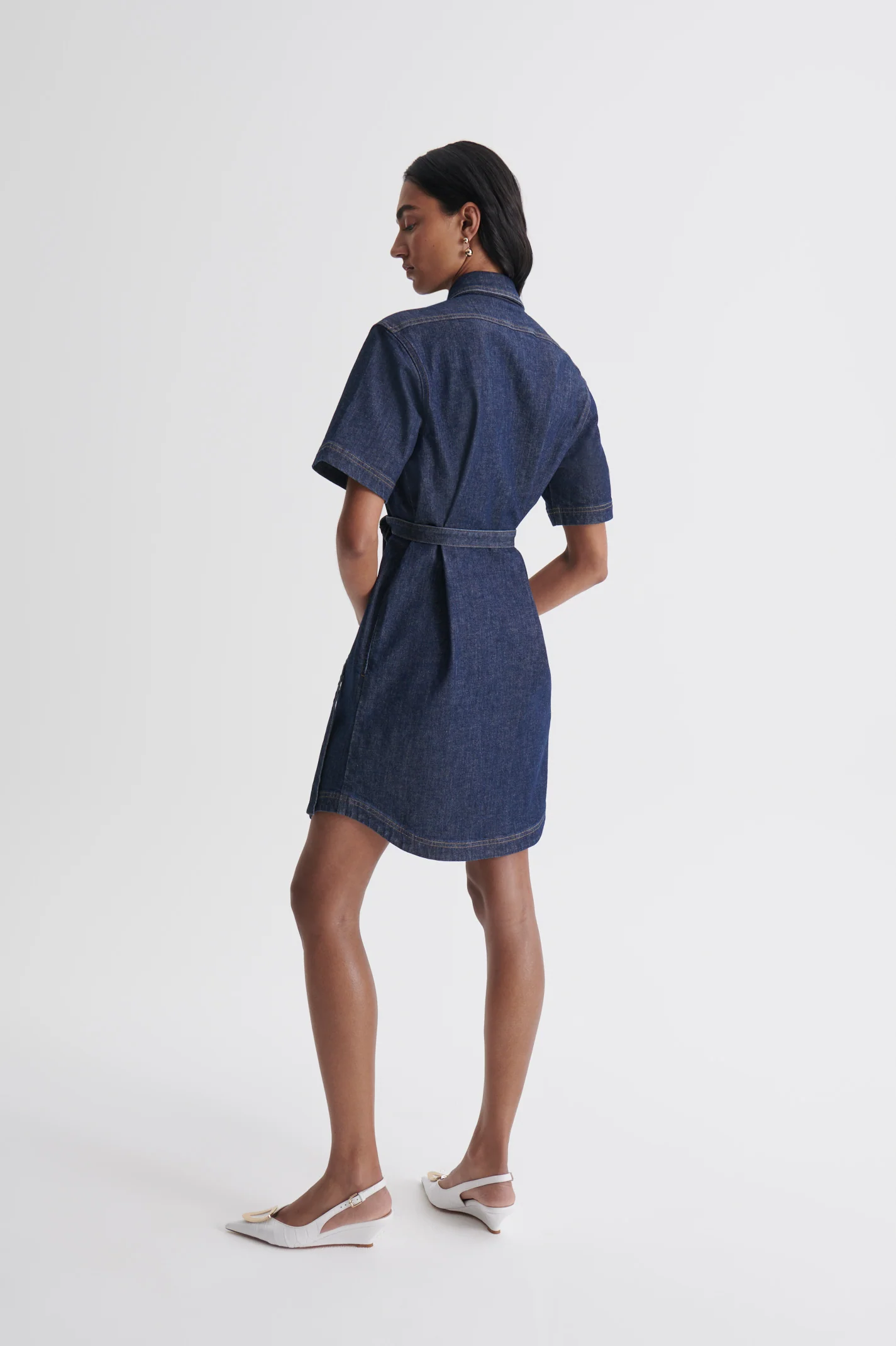 DENIM MINI DRESS - Image 6