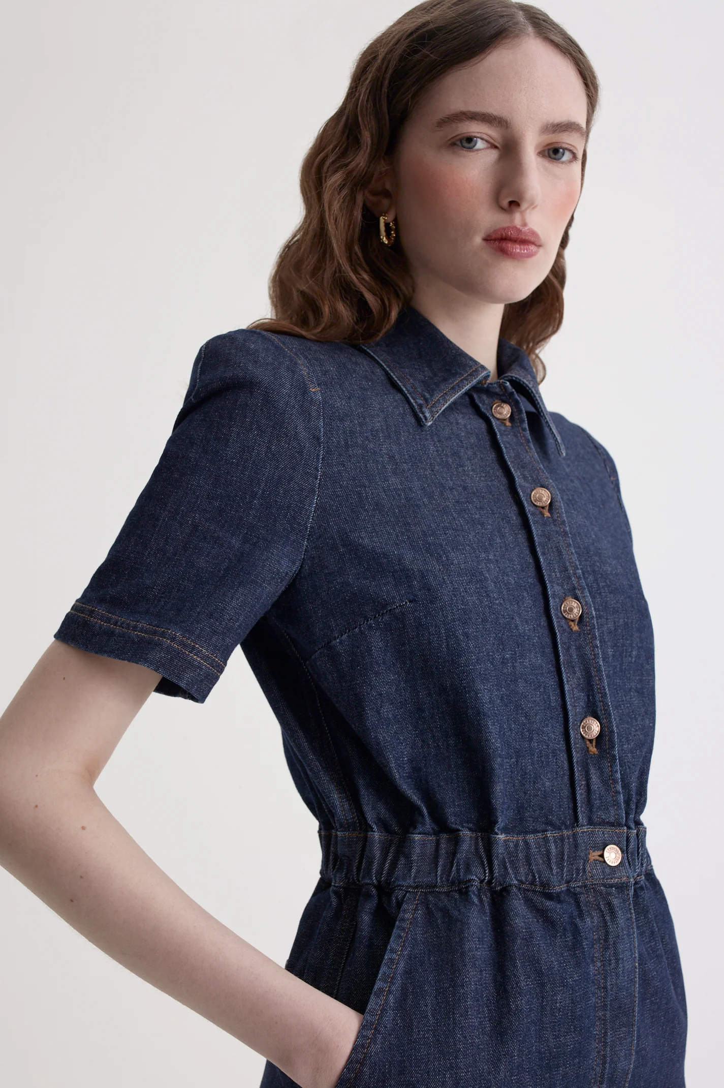 DENIM PENCIL DRESS - Image 3