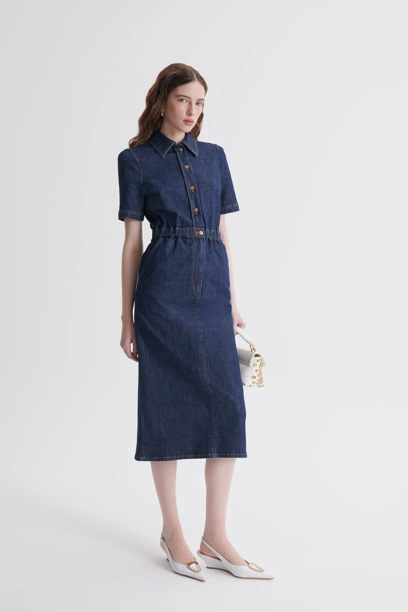 DENIM PENCIL DRESS - Image 5
