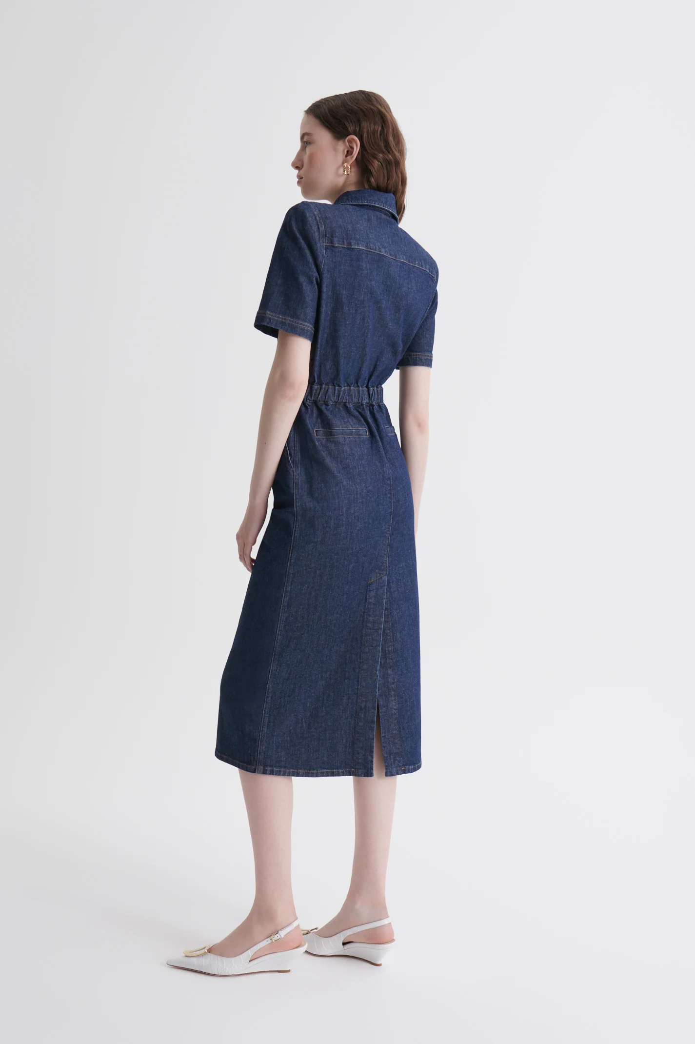 DENIM PENCIL DRESS - Image 6