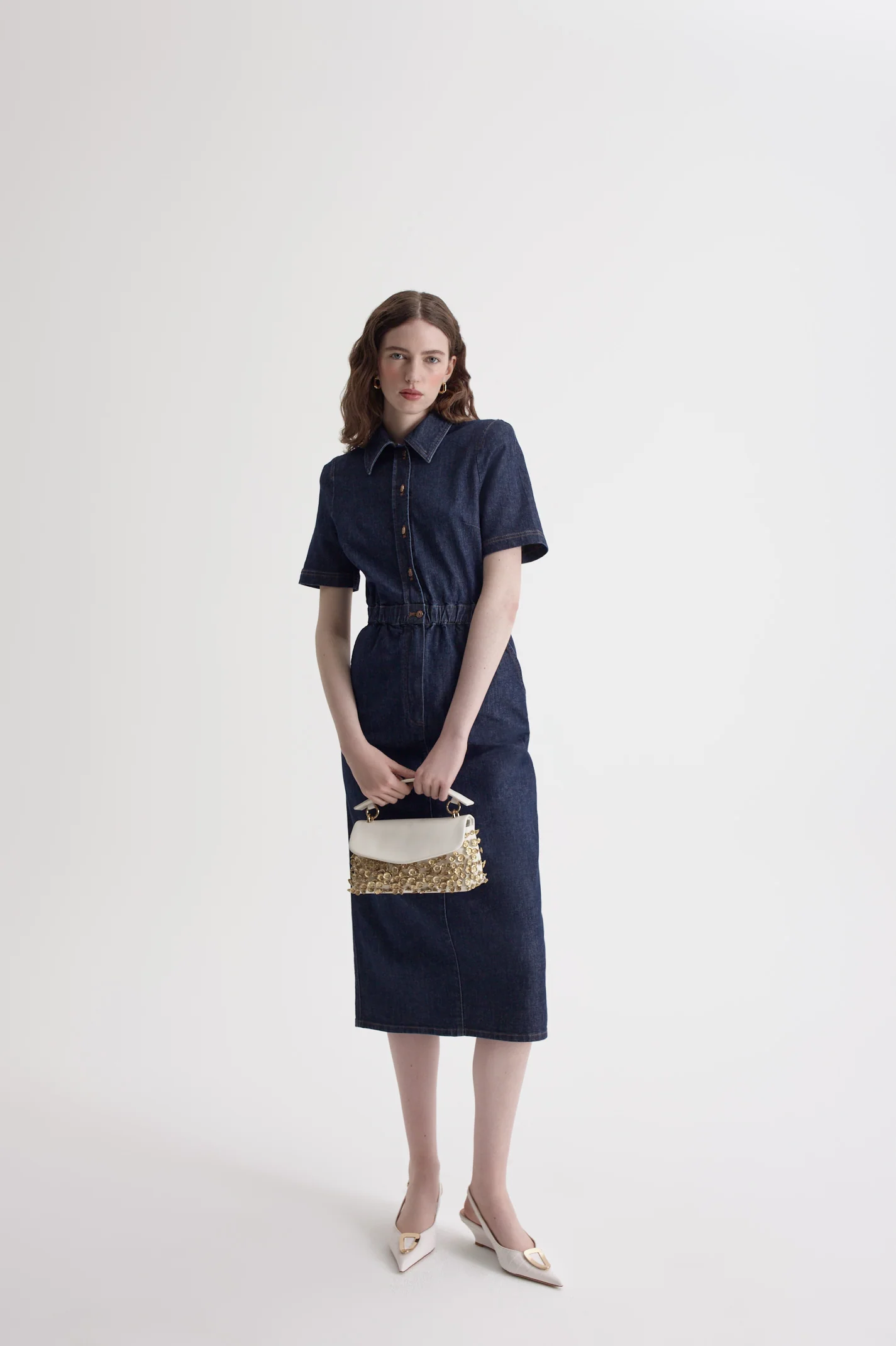 DENIM PENCIL DRESS - Image 9