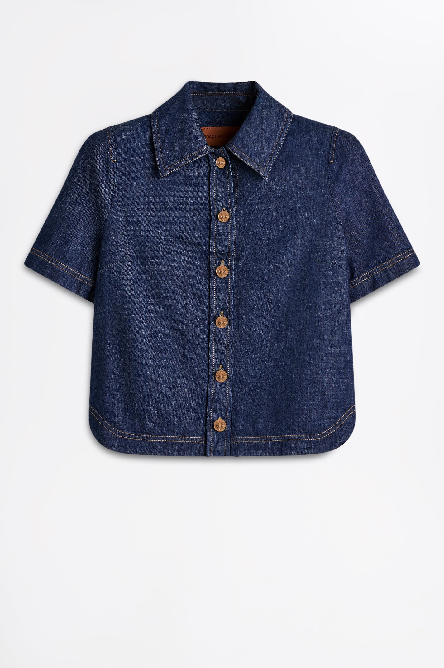 DENIM SHORT SLEEVE SHIRT - Image 2