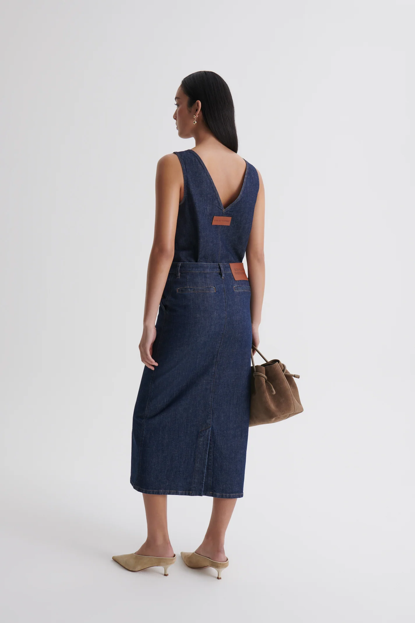 DENIM TAILORED SKIRT - Image 5